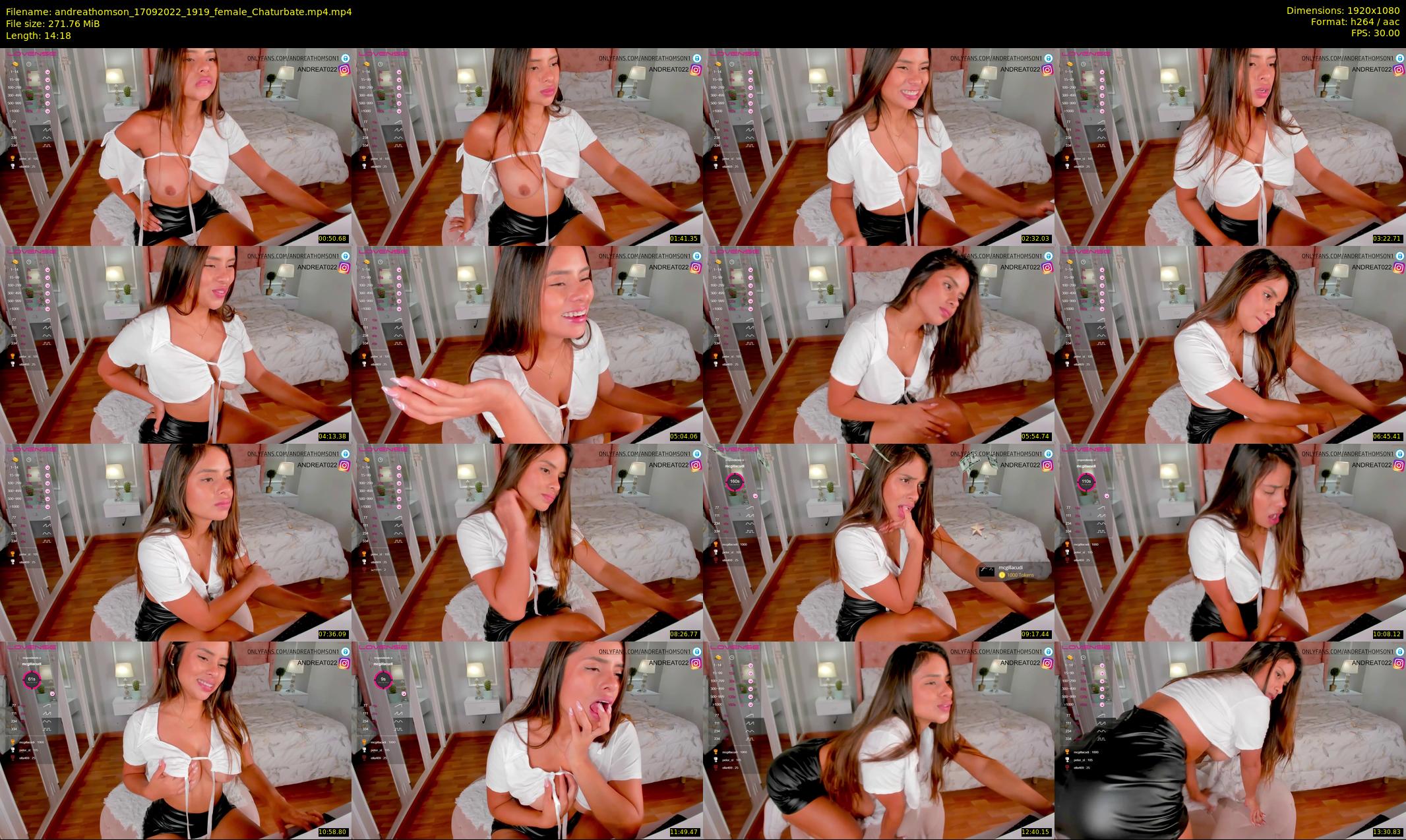 andreathomson — 15 minute Chaturbate female cam show recording, 1080p, Sep 17, 2022