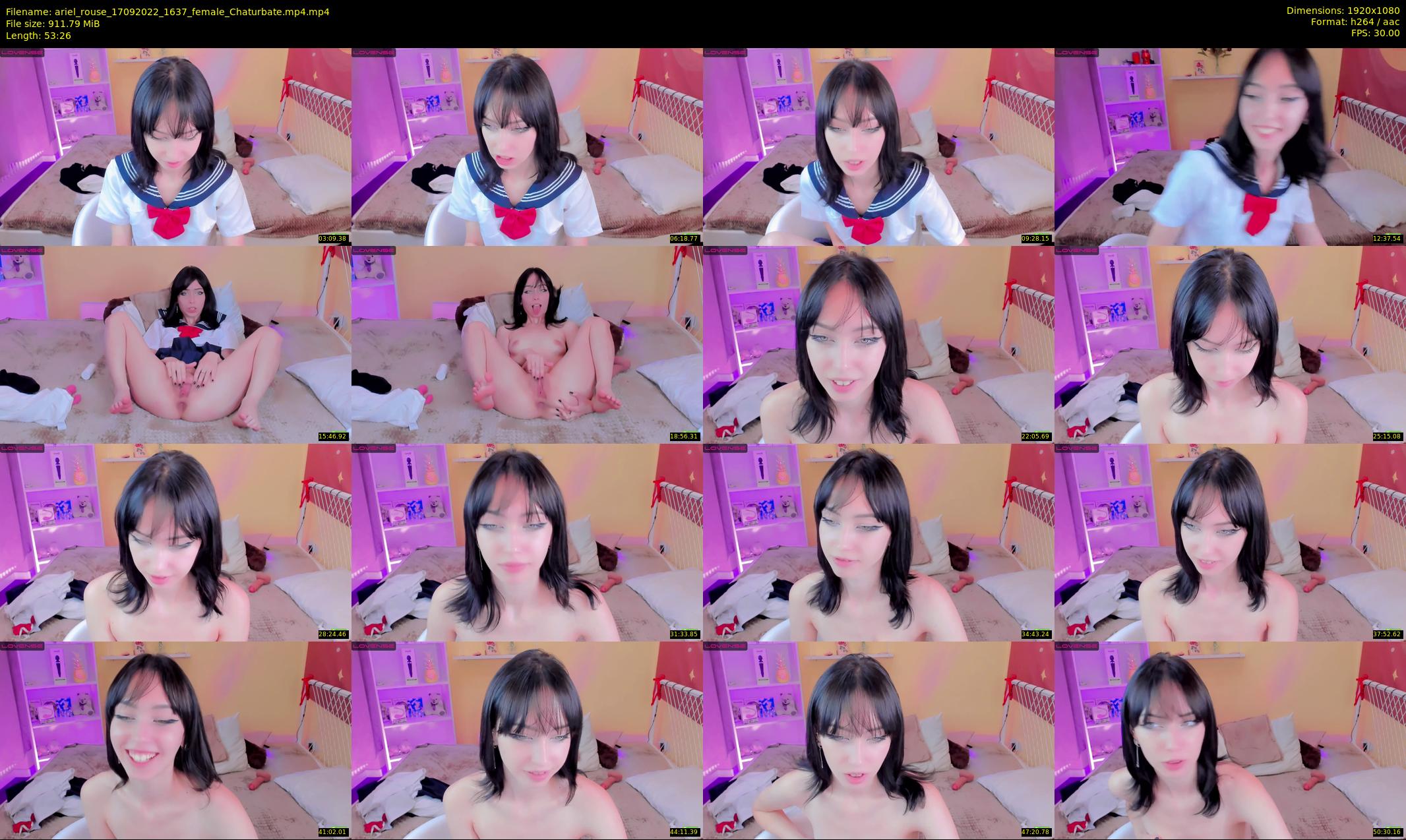 ariel_rouse — 54 minute Chaturbate female cam show recording, 1080p, Sep 17, 2022