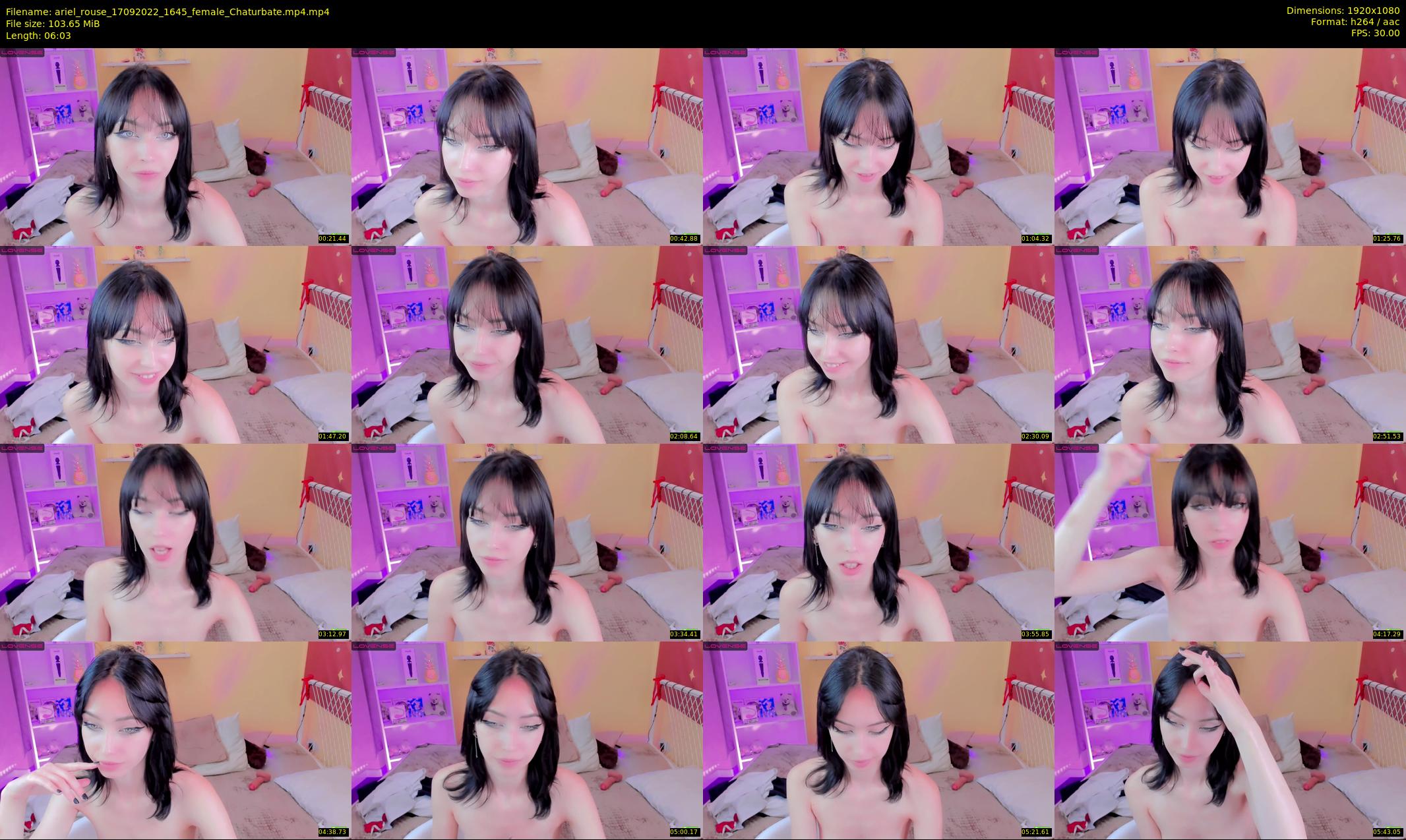ariel_rouse — 7 minute Chaturbate female cam show recording, 1080p, Sep 17, 2022
