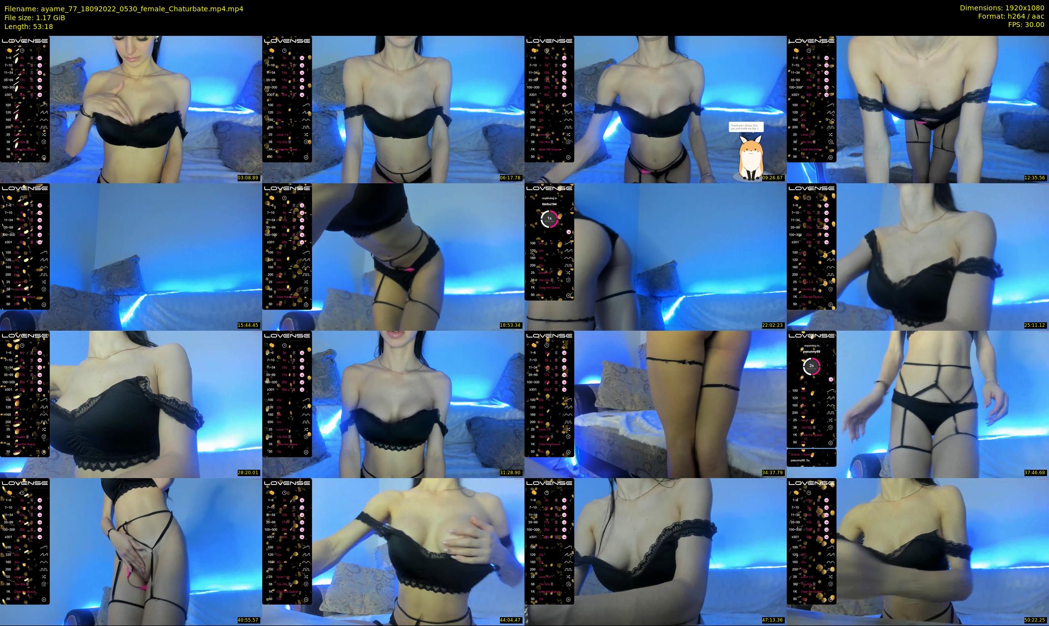 ayame_77 — 54 minute Chaturbate female cam show recording, 1080p, Sep 18, 2022