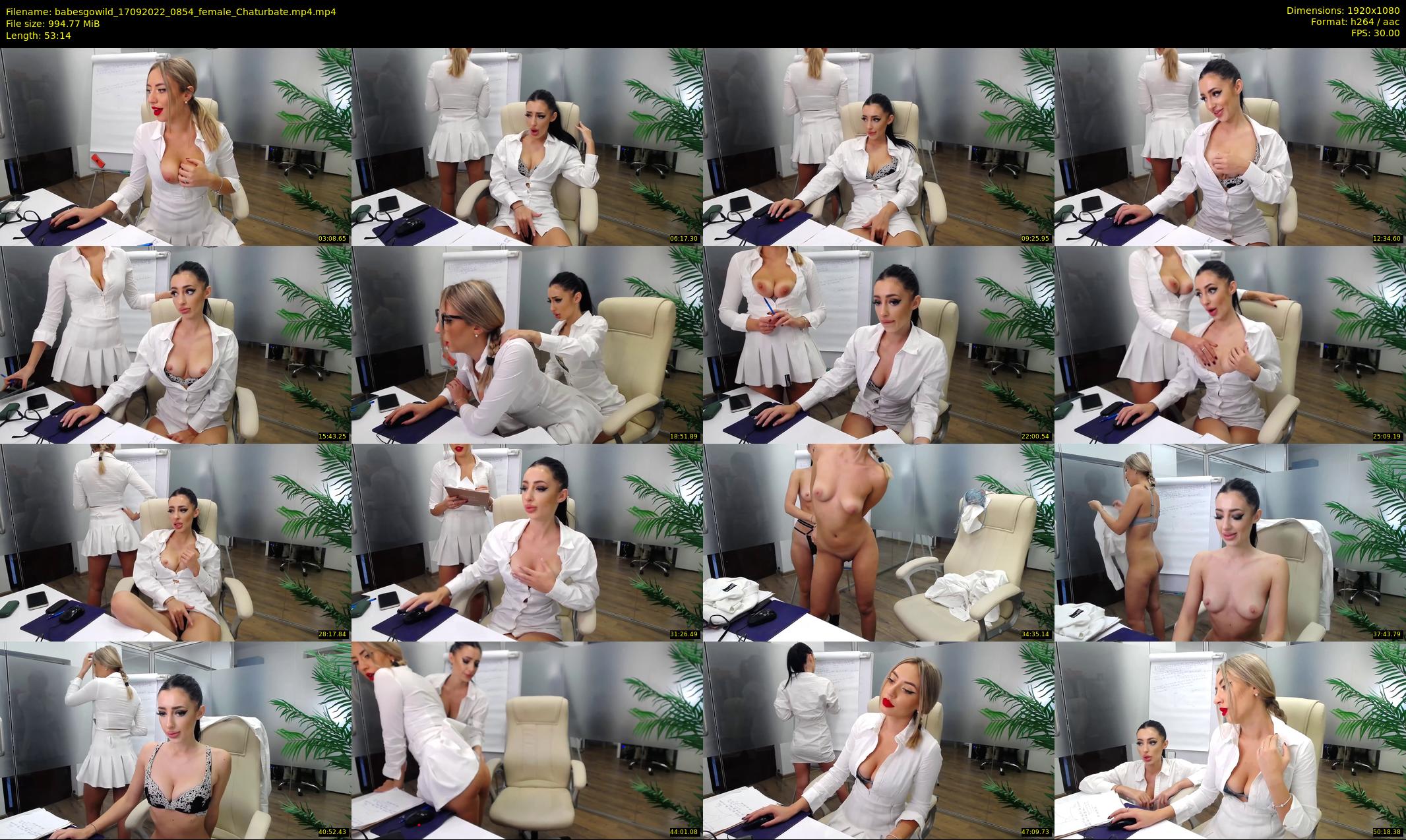 babesgowild — 54 minute Chaturbate couple cam show recording, 1080p, Sep 17, 2022