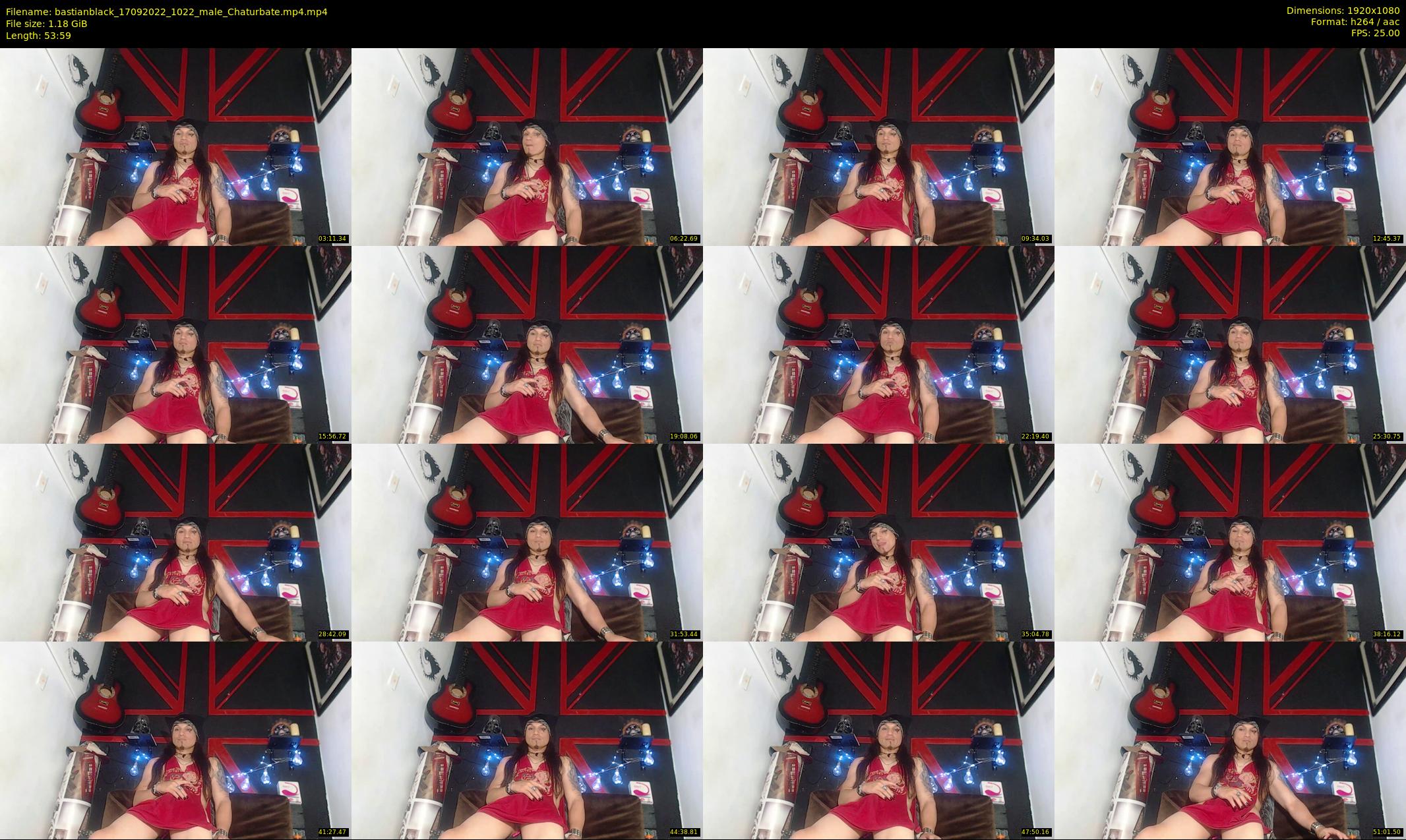bastianblack — 54 minute Chaturbate male cam show recording, 1080p, Sep 17, 2022