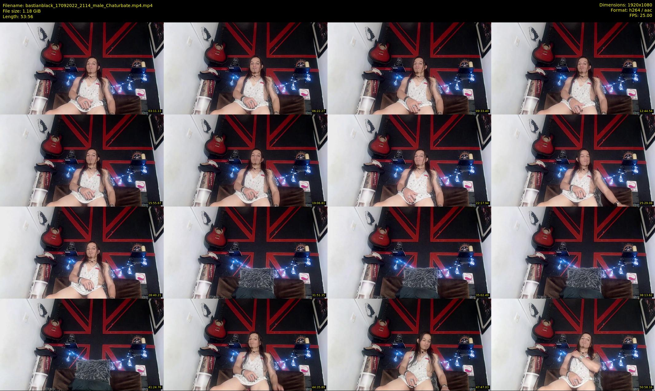 bastianblack — 54 minute Chaturbate male cam show recording, 1080p, Sep 17, 2022