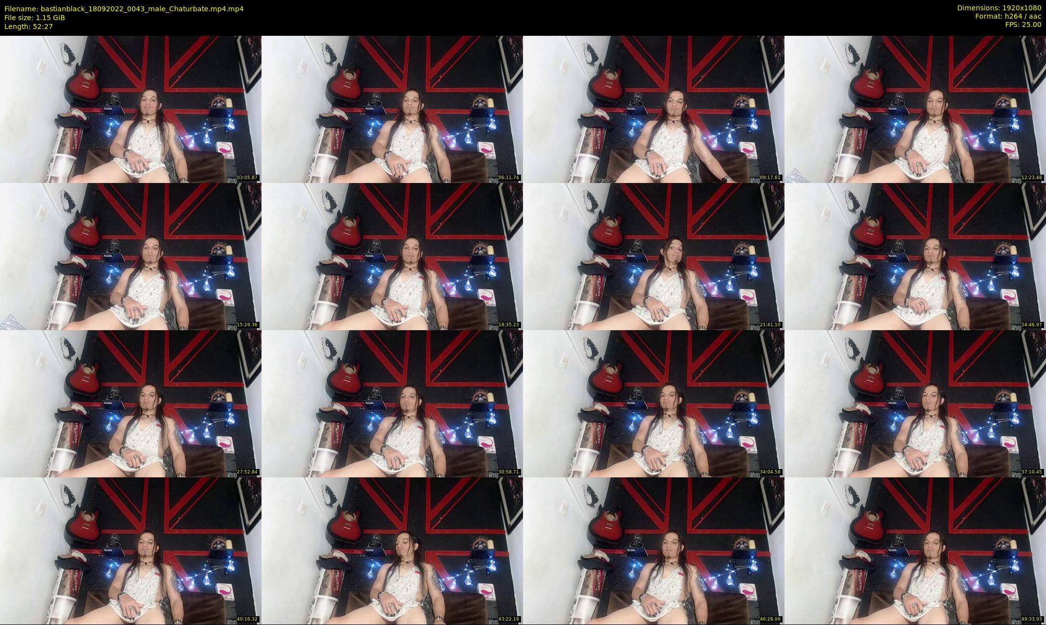 bastianblack — 53 minute Chaturbate male cam show recording, 1080p, Sep 18, 2022