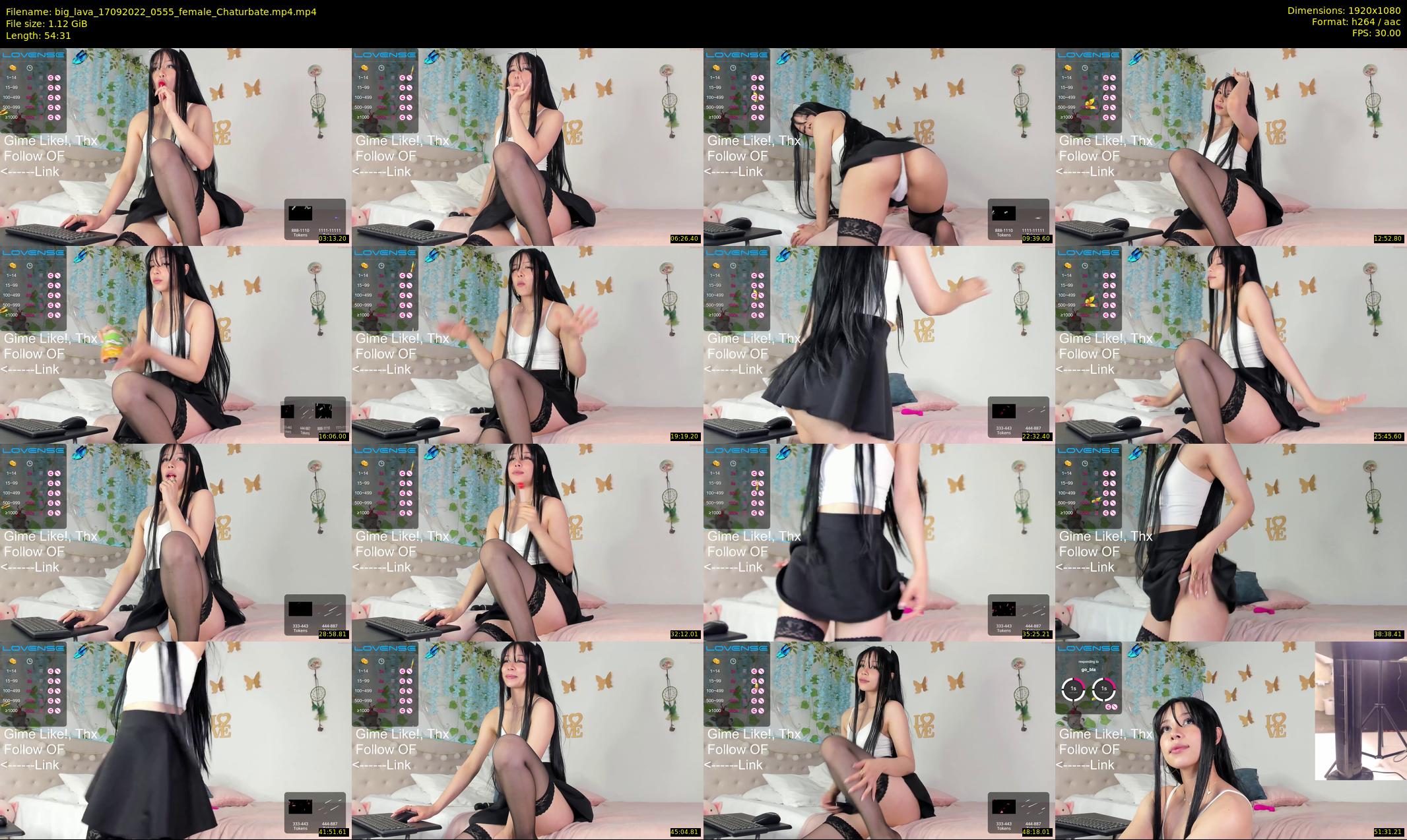 big_lava — 55 minute Chaturbate female cam show recording, 1080p, Sep 17, 2022