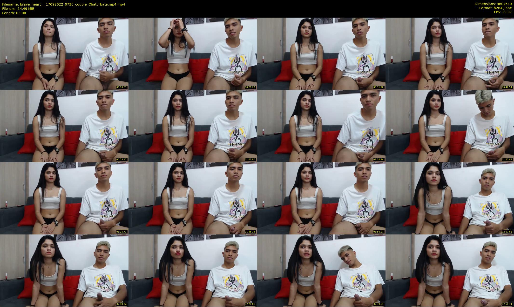 brave_heart__ — 3 minute Chaturbate couple cam show recording, 480p, Sep 17, 2022