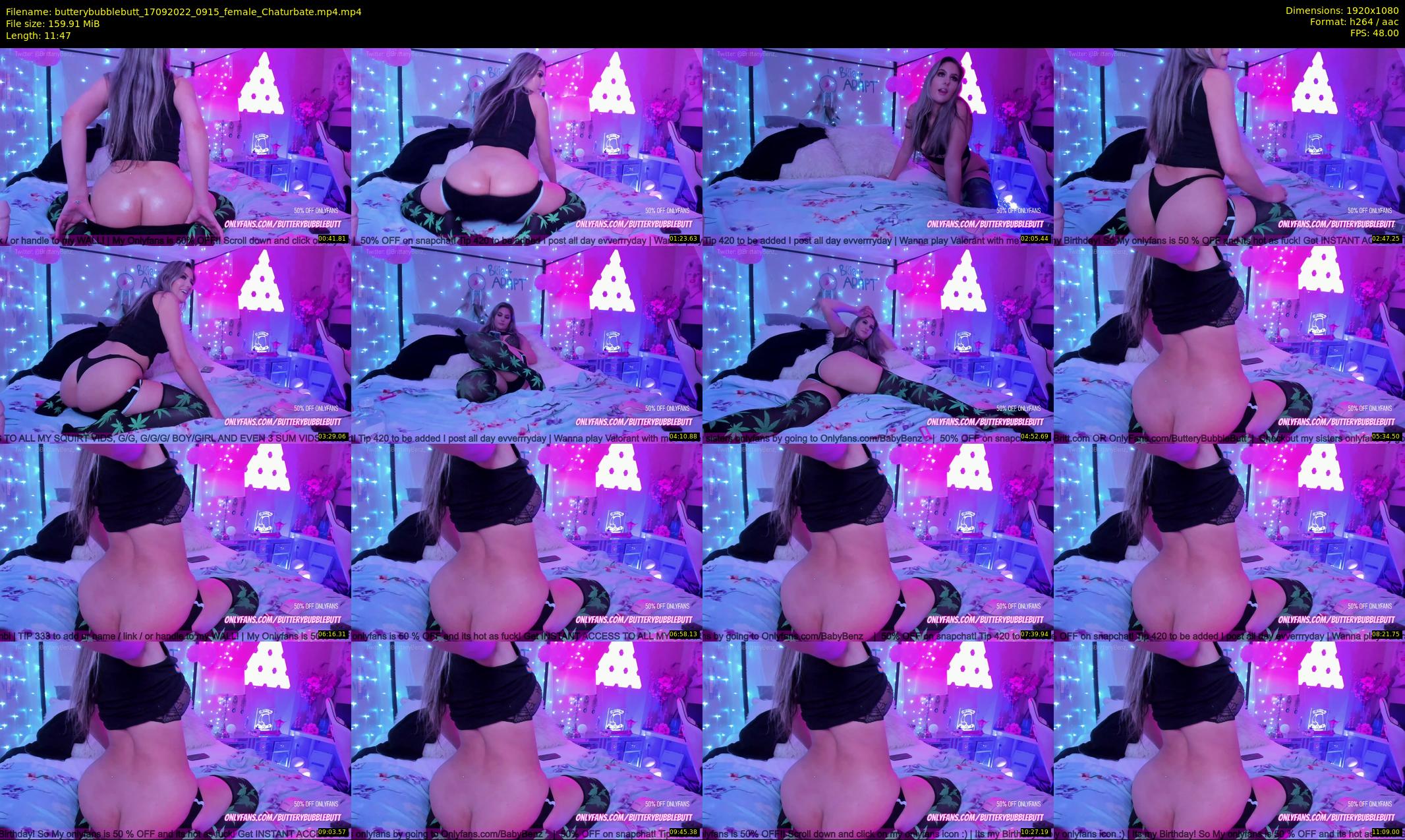 butterybubblebutt — 12 minute Chaturbate couple cam show recording, 1080p, Sep 17, 2022
