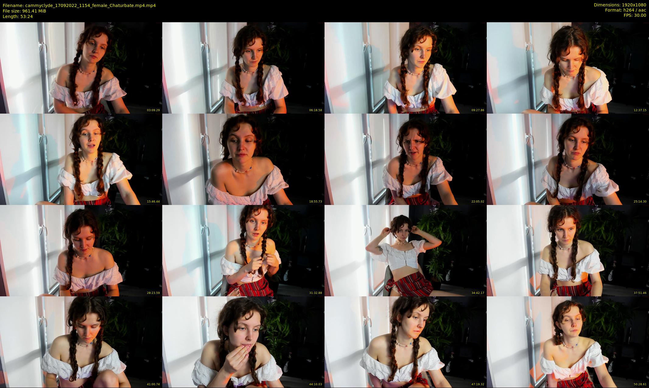 cammyclyde — 54 minute Chaturbate female cam show recording, 1080p, Sep 17, 2022