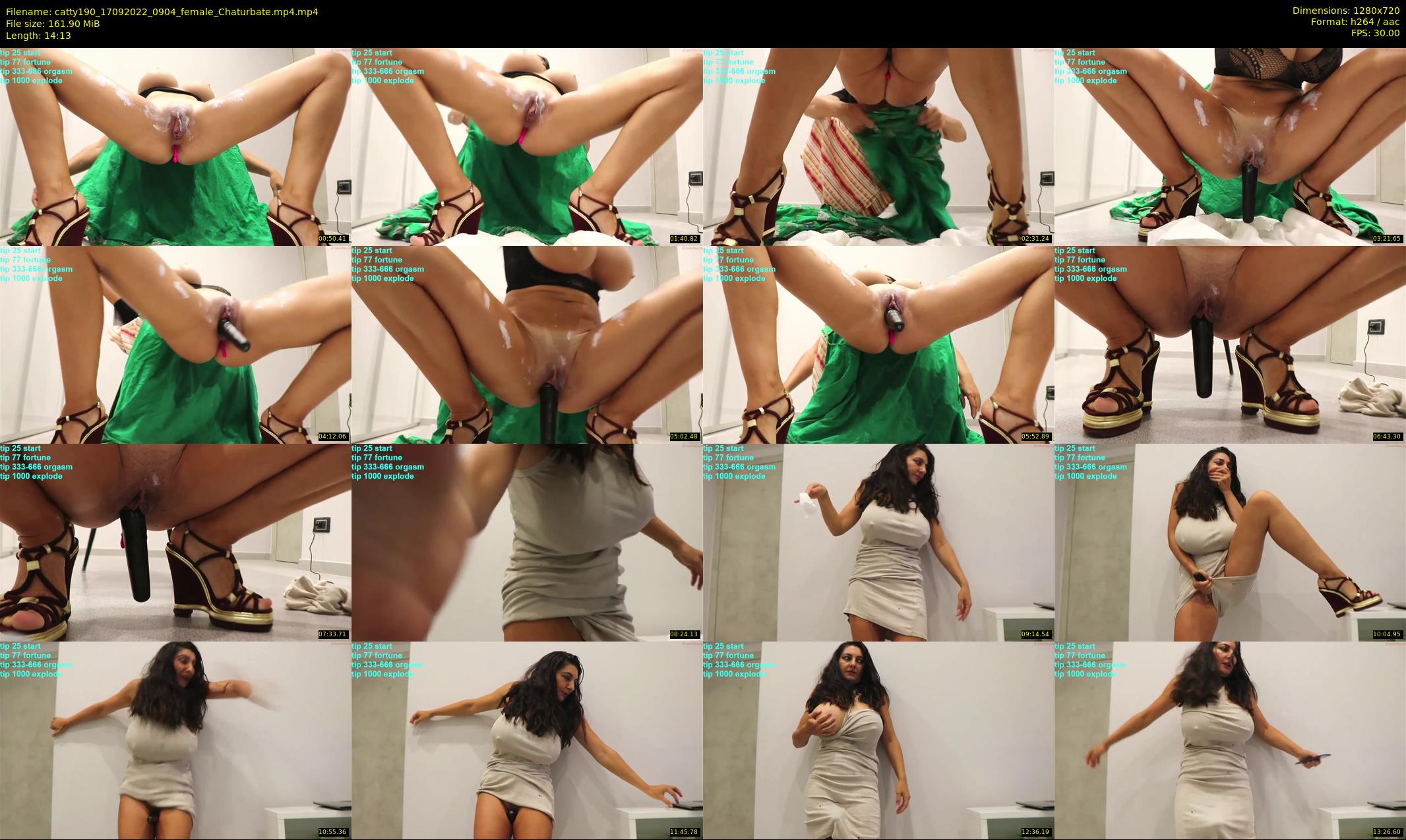 catty190 — 15 minute Chaturbate female cam show recording, 720p, Sep 17, 2022
