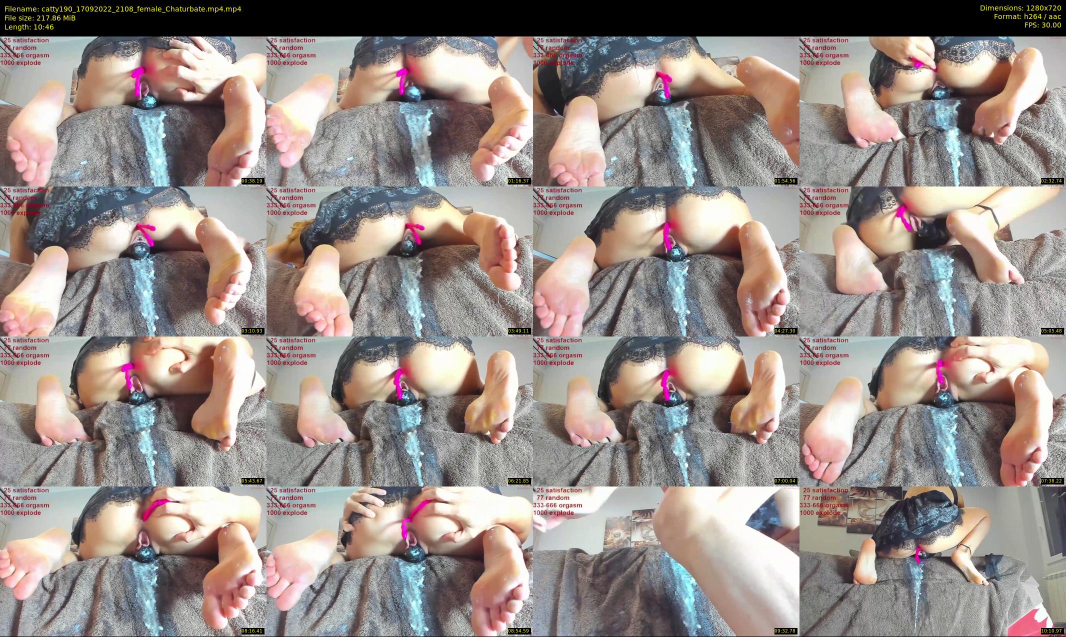 catty190 — 11 minute Chaturbate female cam show recording, 720p, Sep 17, 2022