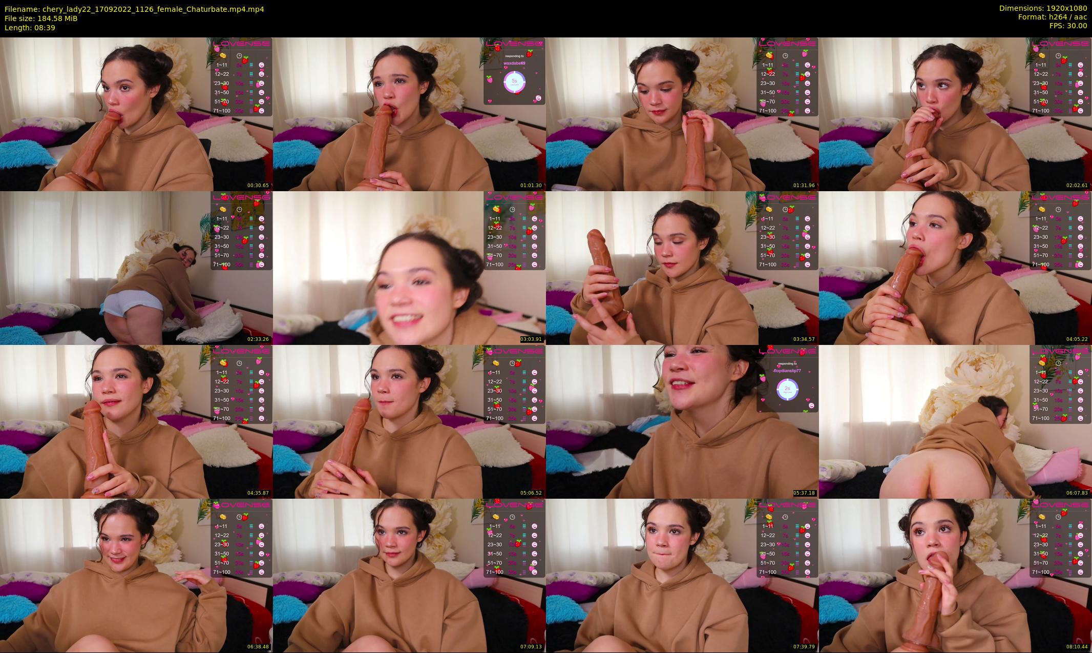 chery_lady22 — 9 minute Chaturbate female cam show recording, 1080p, Sep 17, 2022