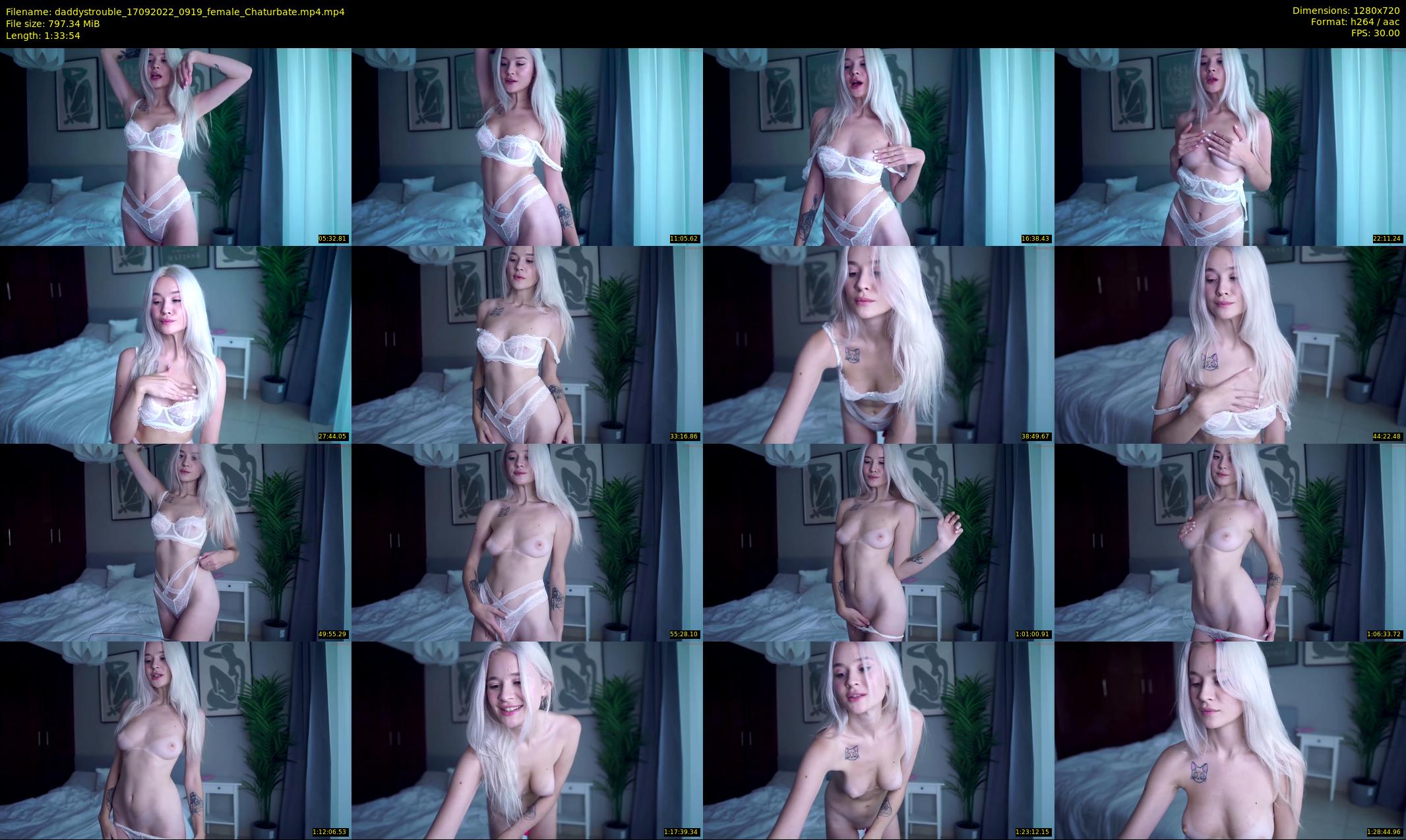daddystrouble — 94 minute Chaturbate female cam show recording, 720p, Sep 17, 2022
