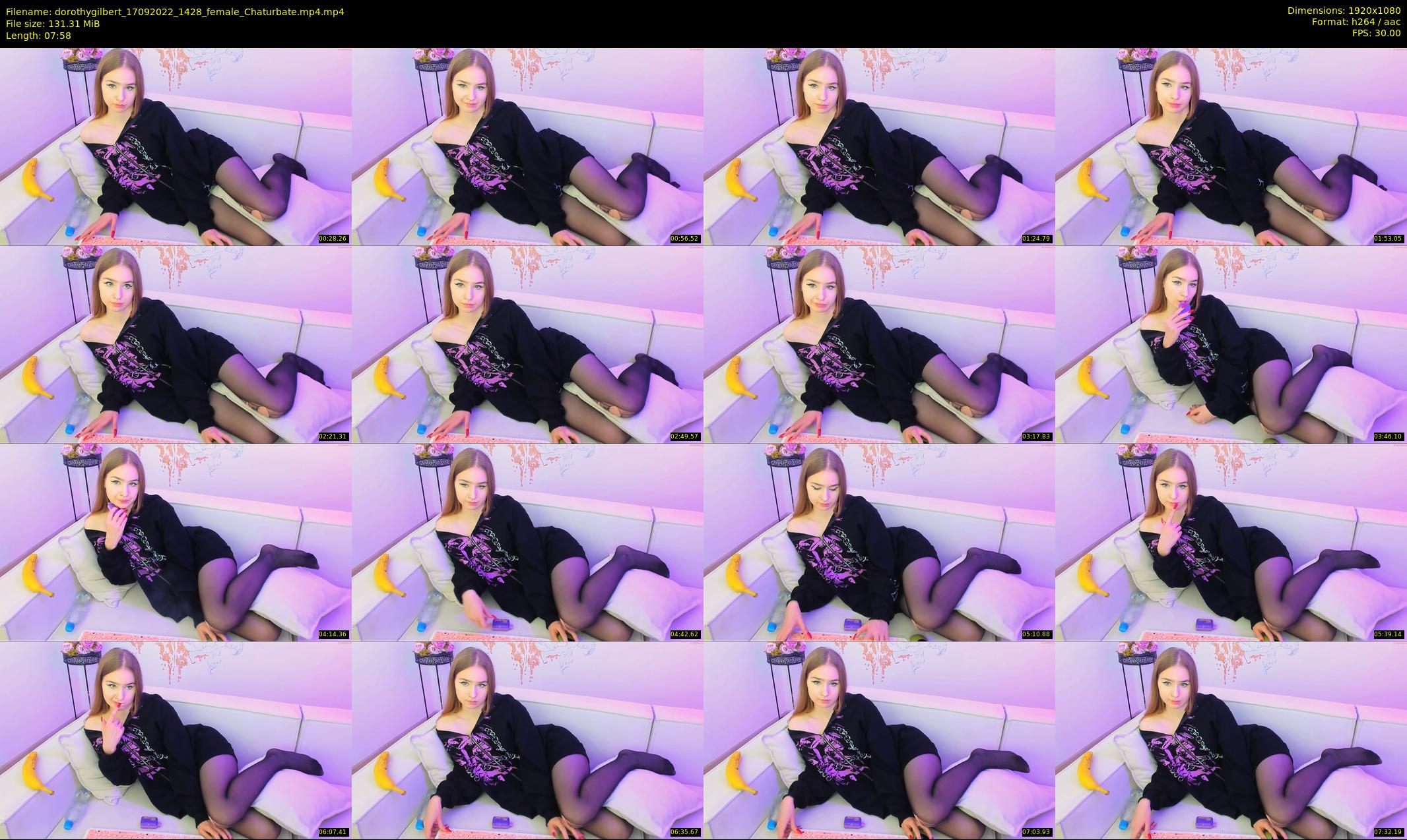 dorothygilbert — 8 minute Chaturbate female cam show recording, 1080p, Sep 17, 2022