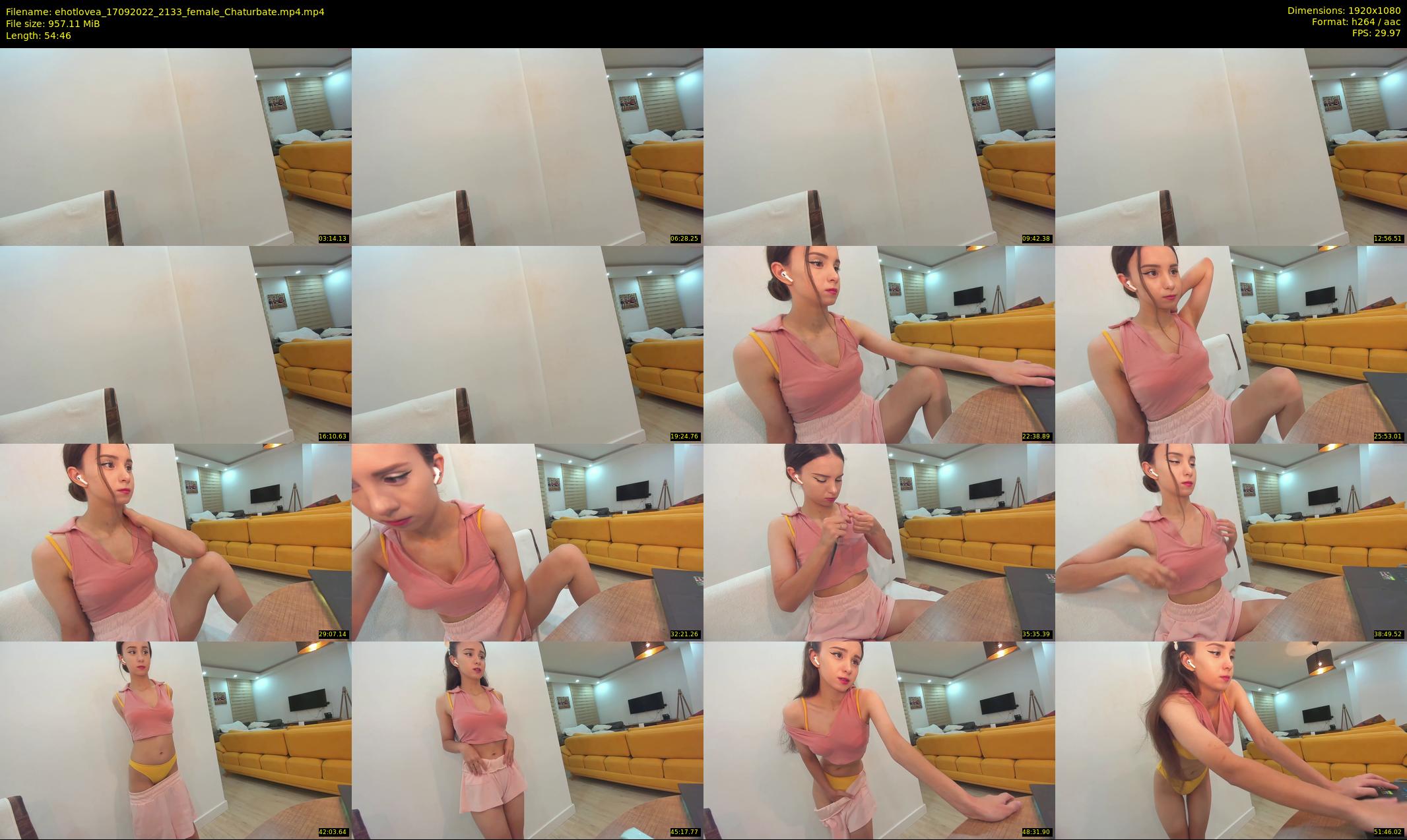 ehotlovea — 55 minute Chaturbate female cam show recording, 1080p, Sep 17, 2022