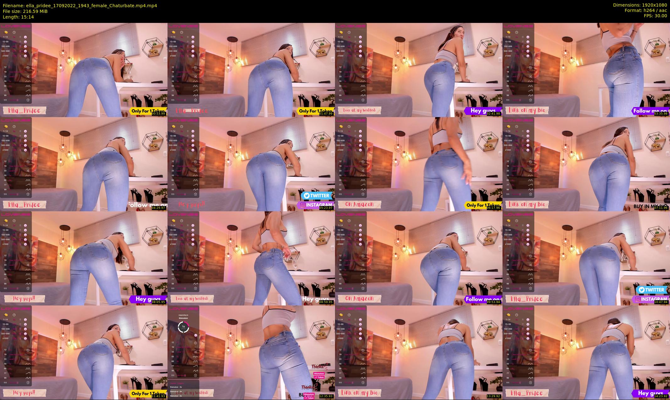 ella_pridee — 16 minute Chaturbate female cam show recording, 1080p, Sep 17, 2022