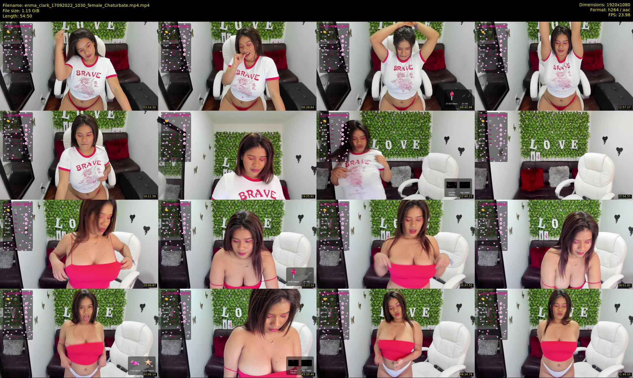 enma_clark — 55 minute Chaturbate female cam show recording, 1080p, Sep 17, 2022