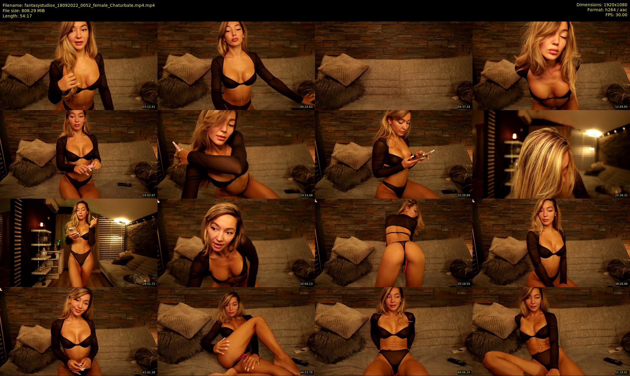 fantasystudiox — 55 minute Chaturbate female cam show recording, 1080p, Sep 18, 2022