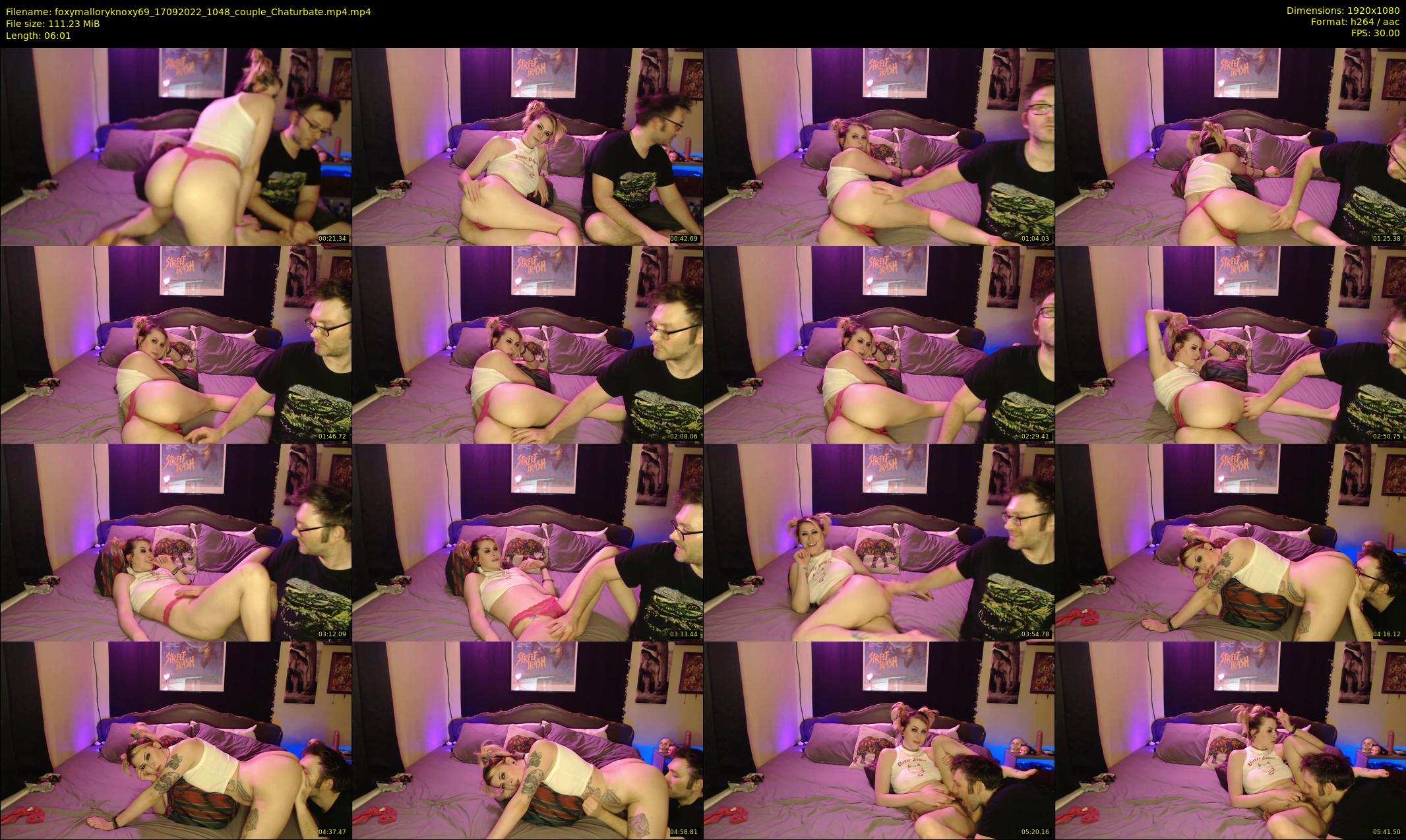 foxymalloryknoxy69 — 7 minute Chaturbate couple cam show recording, 1080p, Sep 17, 2022