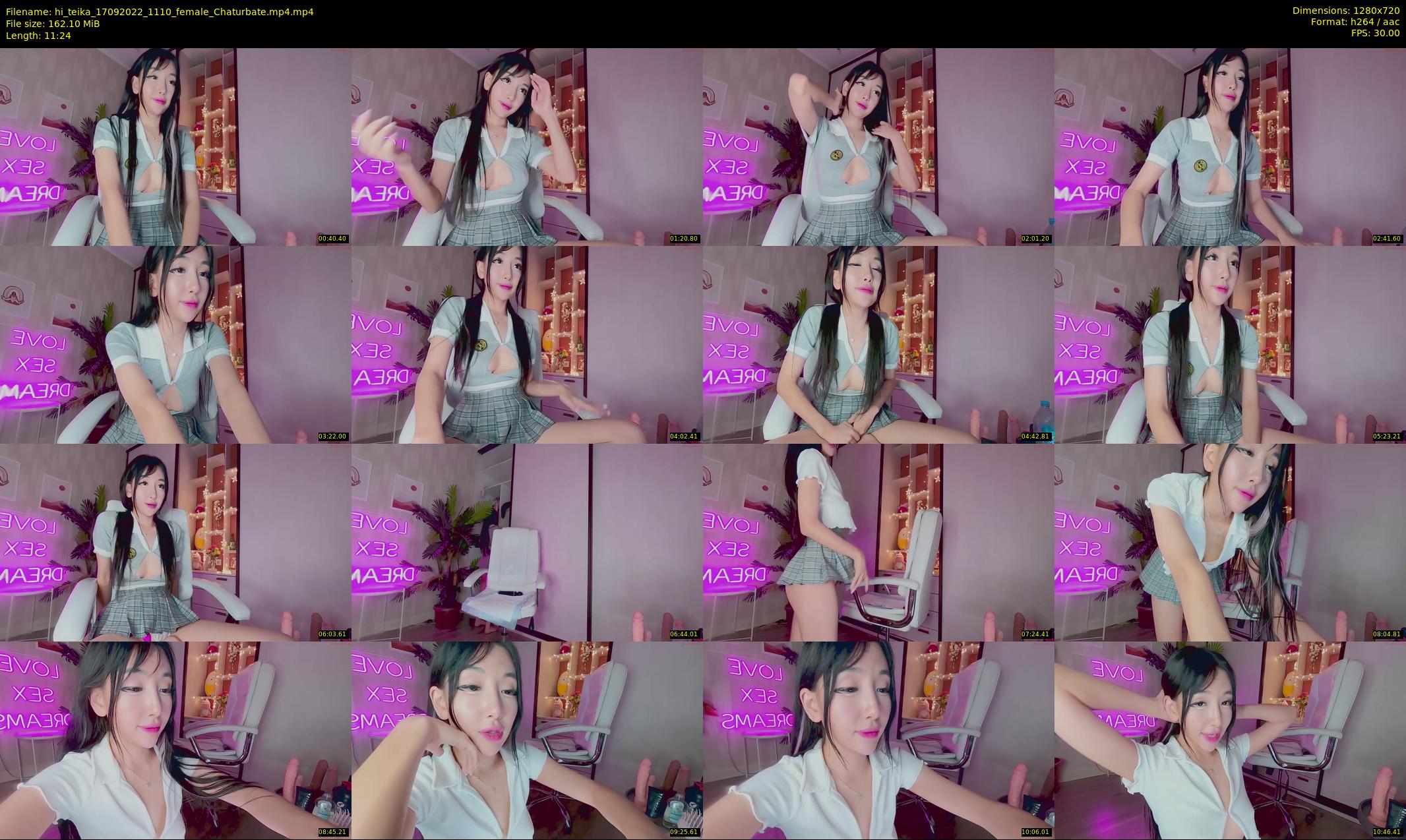 hi_teika — 12 minute Chaturbate female cam show recording, 720p, Sep 17, 2022