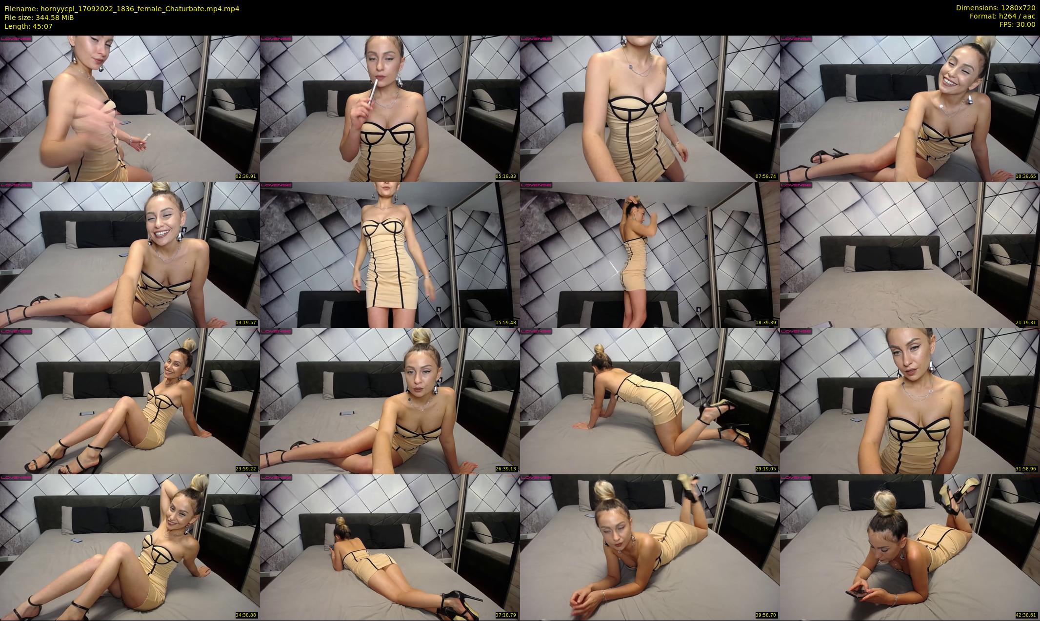 hornyycpl — 46 minute Chaturbate couple cam show recording, 720p, Sep 17, 2022