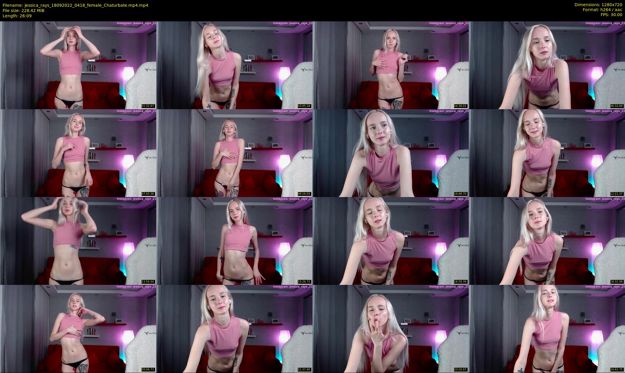 jessica_rays — 27 minute Chaturbate couple cam show recording, 720p, Sep 18, 2022