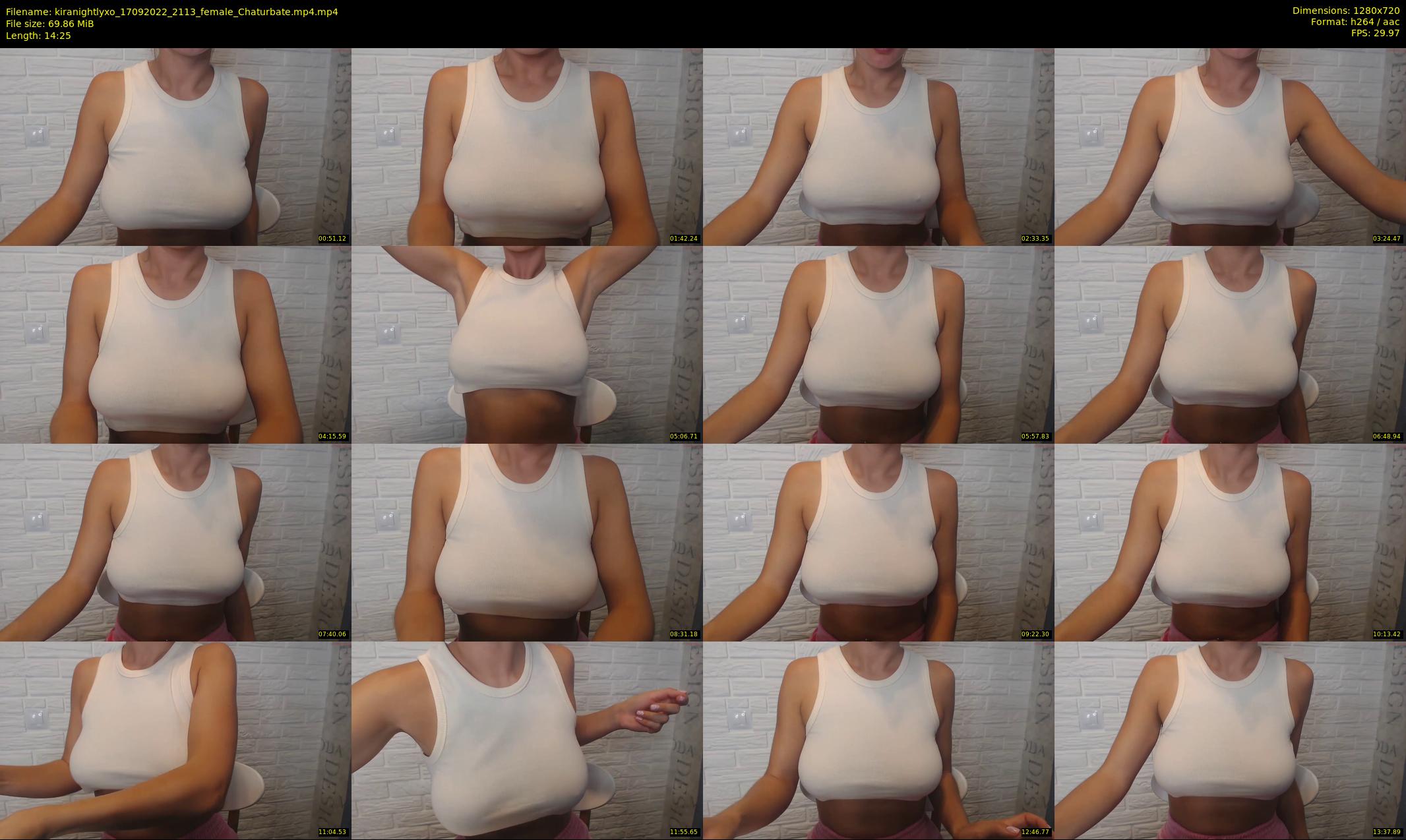 kiranightlyxo — 15 minute Chaturbate female cam show recording, 720p, Sep 17, 2022
