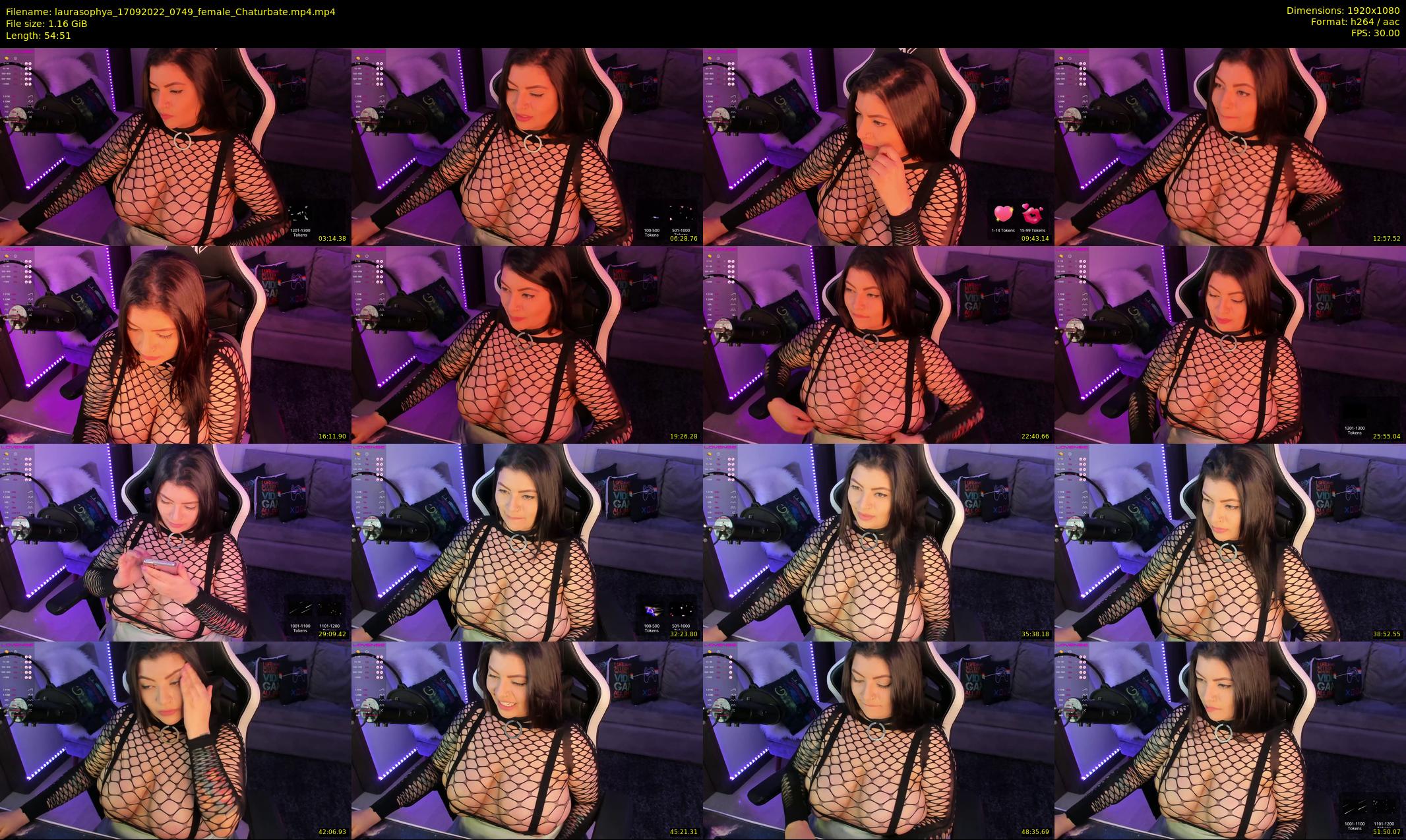 laurasophya — 55 minute Chaturbate female cam show recording, 1080p, Sep 17, 2022