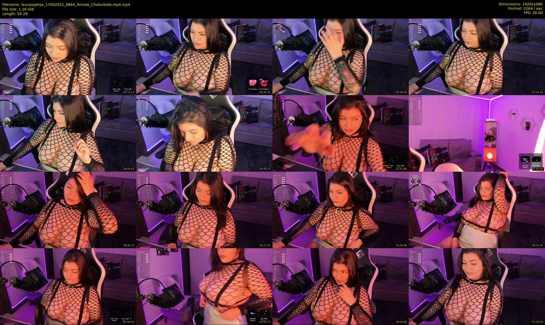 laurasophya — 55 minute Chaturbate female cam show recording, 1080p, Sep 17, 2022
