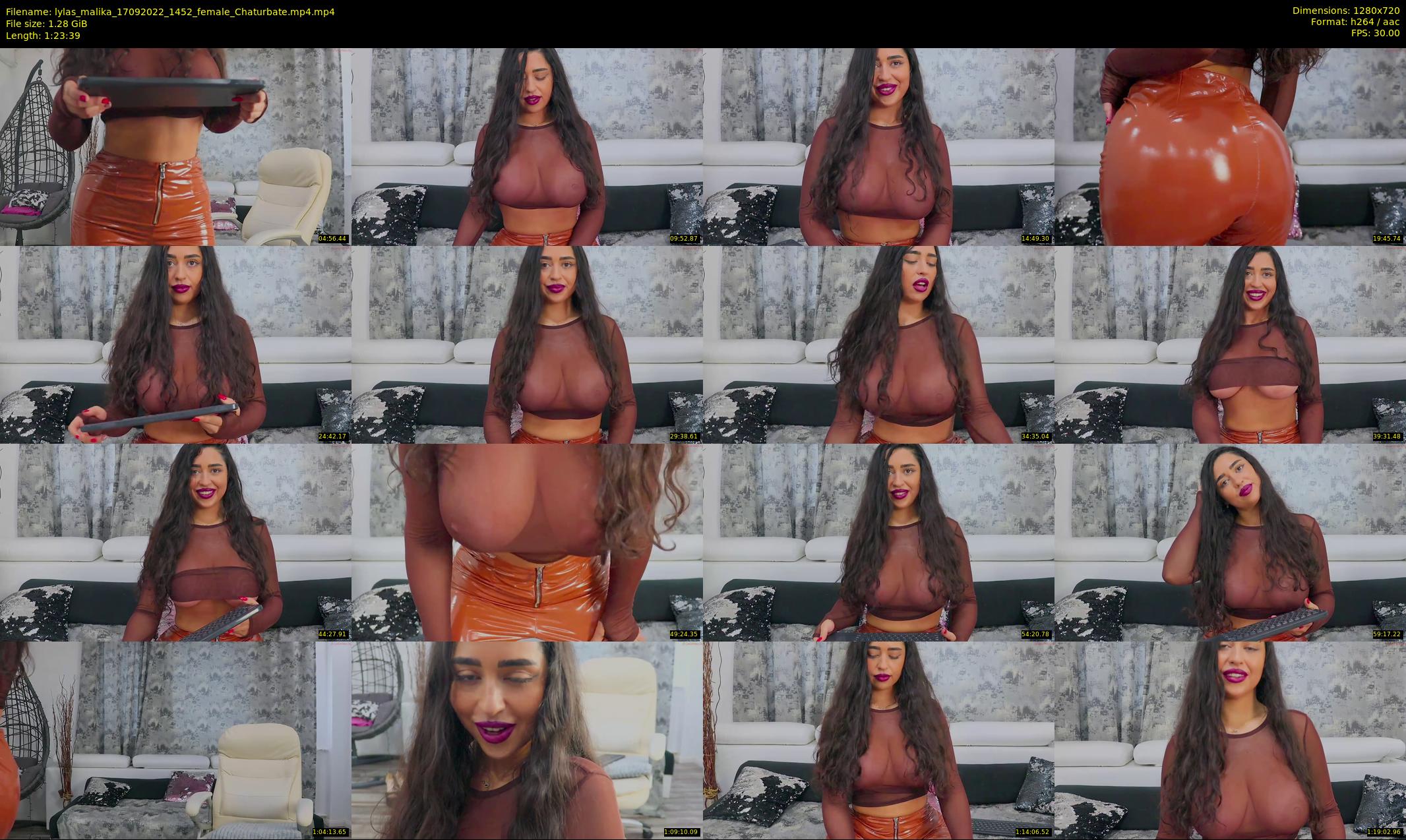 lylas_malika — 84 minute Chaturbate female cam show recording, 720p, Sep 17, 2022