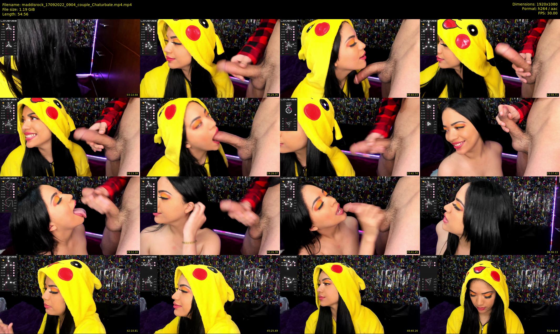 maddisrock — 55 minute Chaturbate couple cam show recording, 1080p, Sep 17, 2022