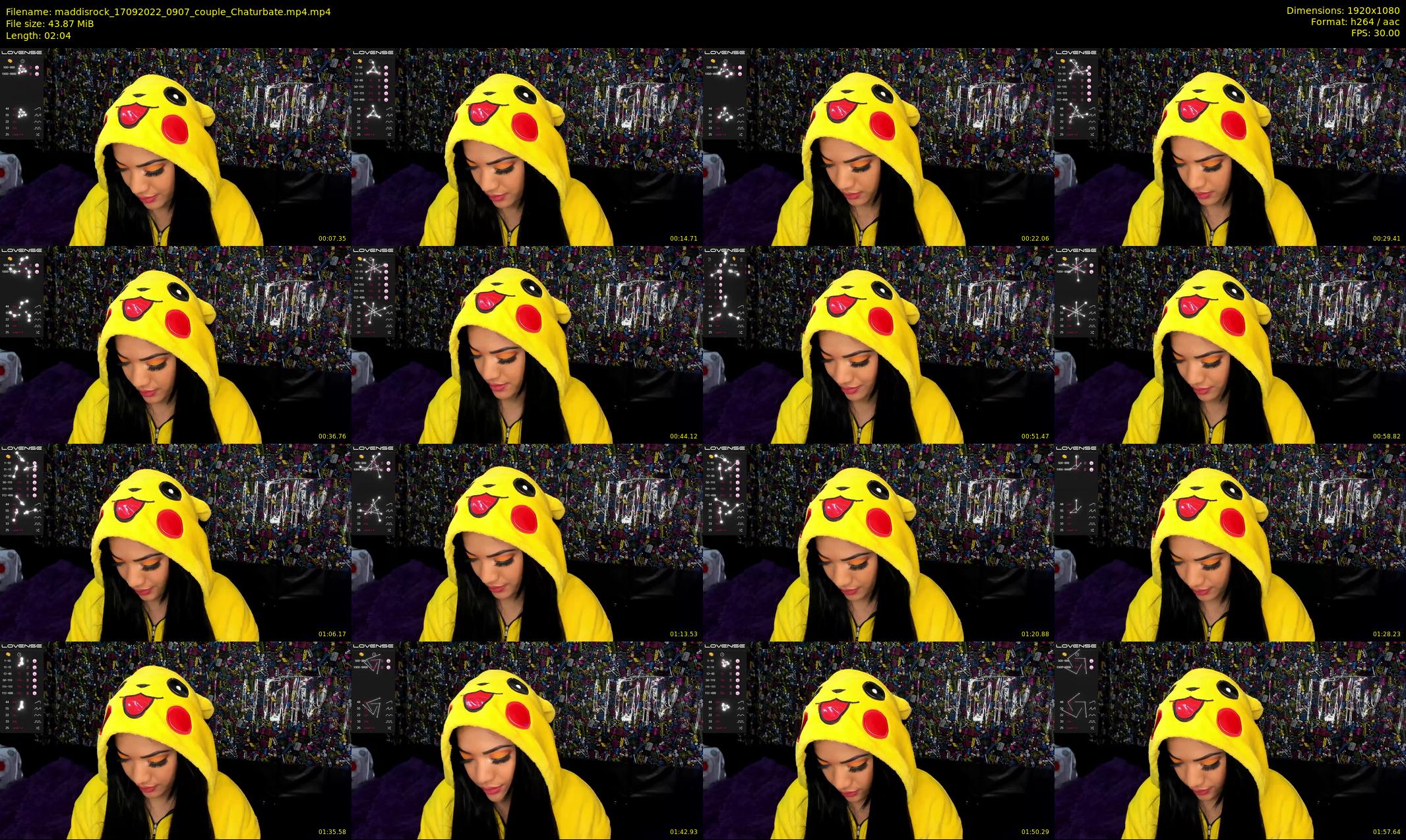 maddisrock — 3 minute Chaturbate couple cam show recording, 1080p, Sep 17, 2022