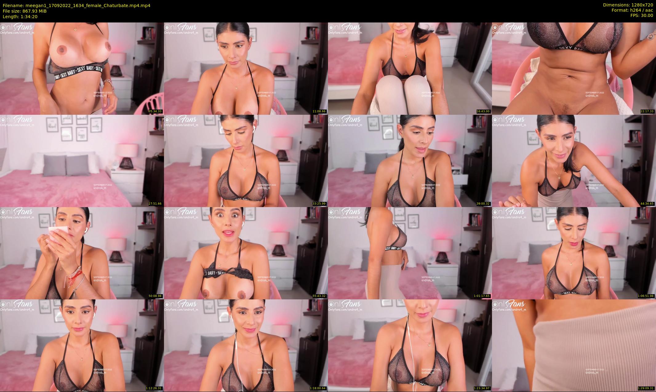 meegan1 — 95 minute Chaturbate female cam show recording, 720p, Sep 17, 2022
