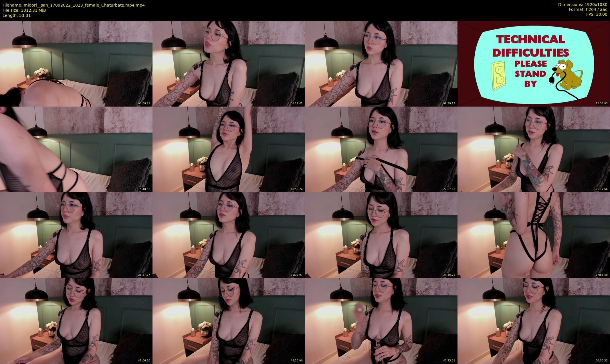 midori__san — 54 minute Chaturbate female cam show recording, 1080p, Sep 17, 2022