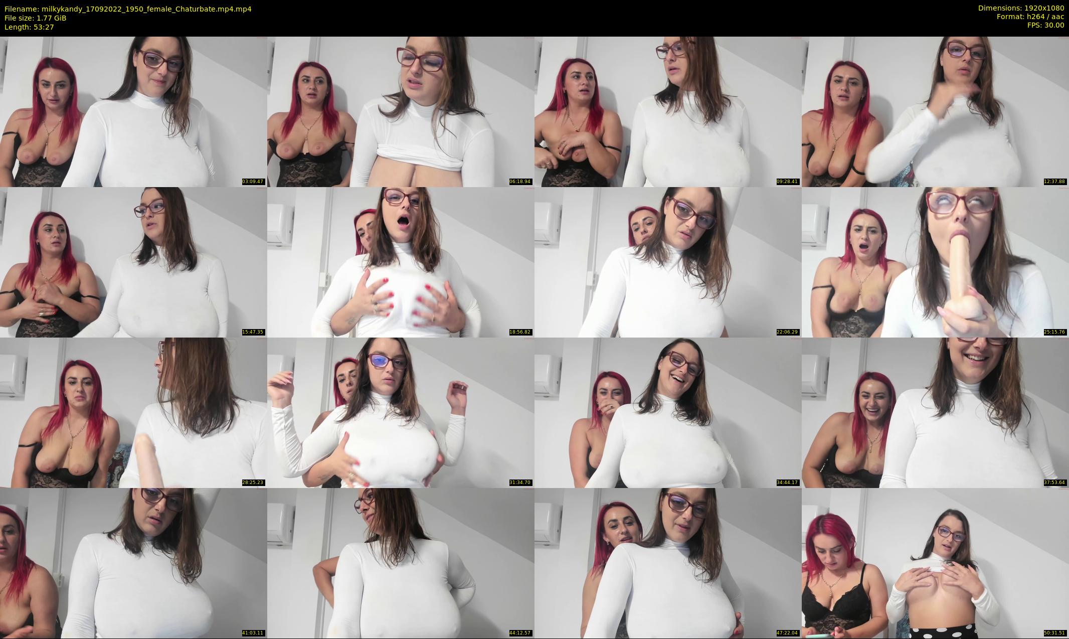 milkykandy — 54 minute Chaturbate female cam show recording, 1080p, Sep 17, 2022