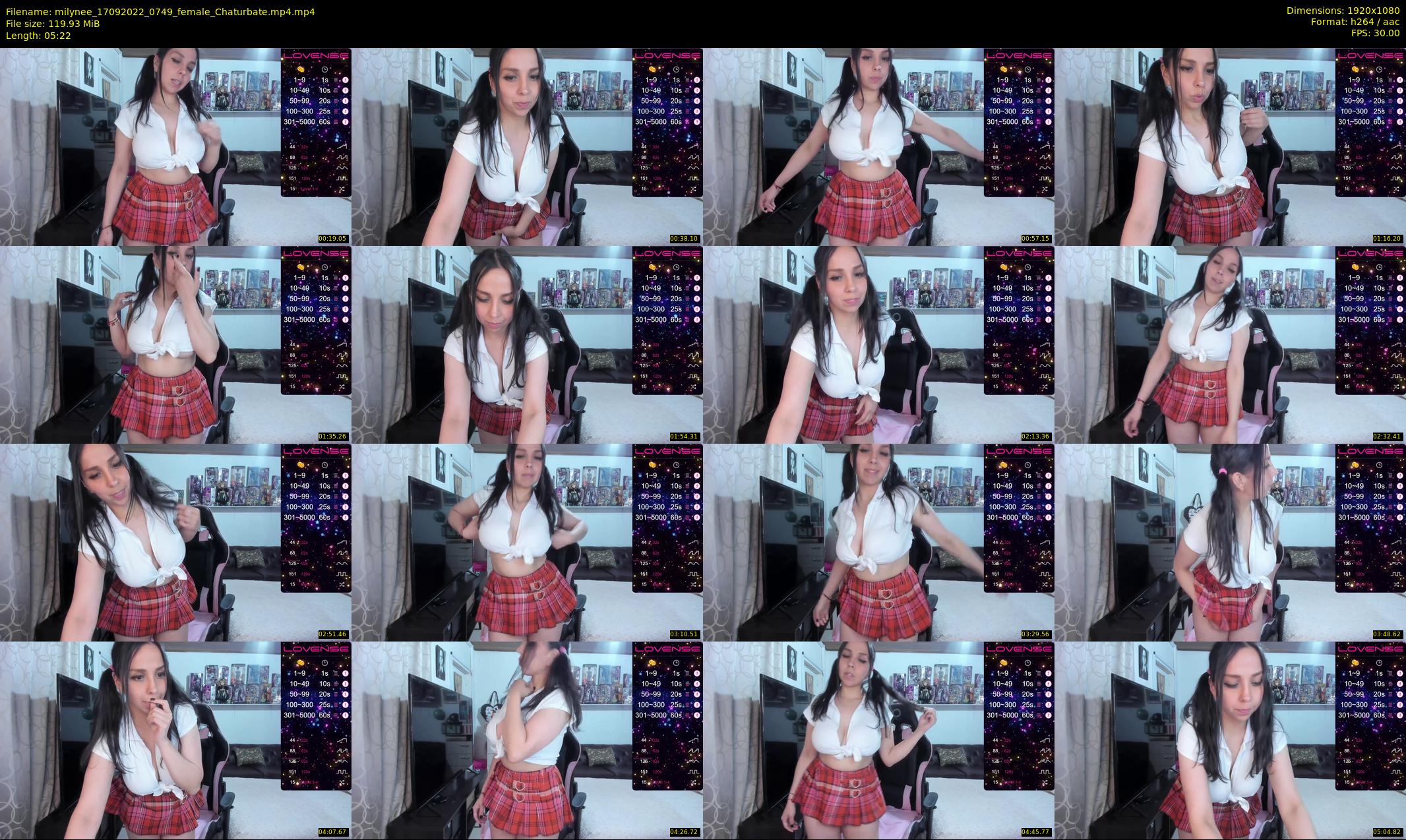 milynee — 6 minute Chaturbate female cam show recording, 1080p, Sep 17, 2022