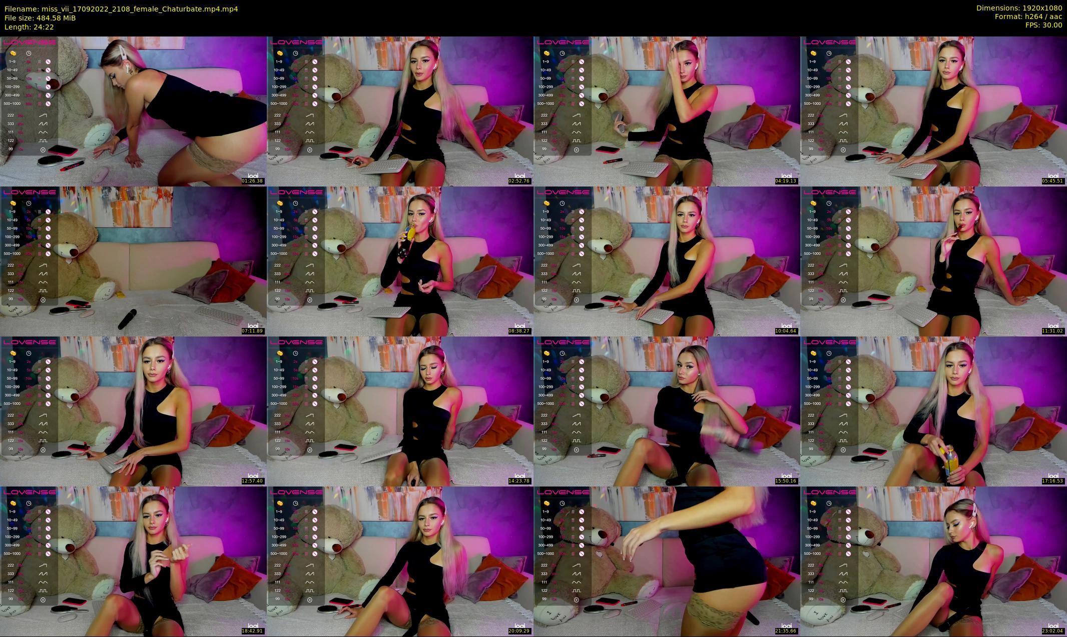 miss_vii — 25 minute Chaturbate female cam show recording, 1080p, Sep 17, 2022