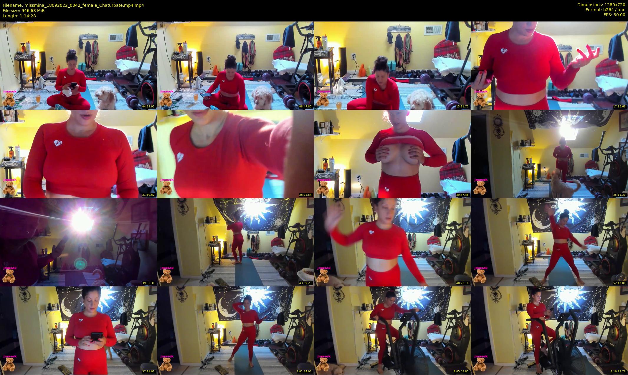 missmina — 75 minute Chaturbate female cam show recording, 720p, Sep 18, 2022