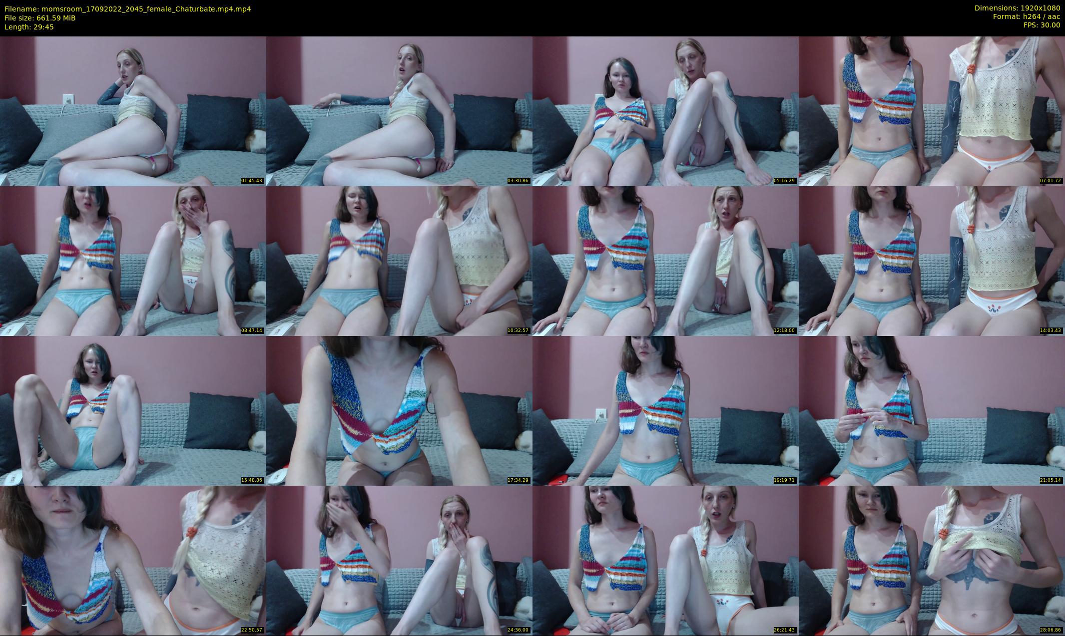 momsroom — 30 minute Chaturbate couple cam show recording, 1080p, Sep 17, 2022