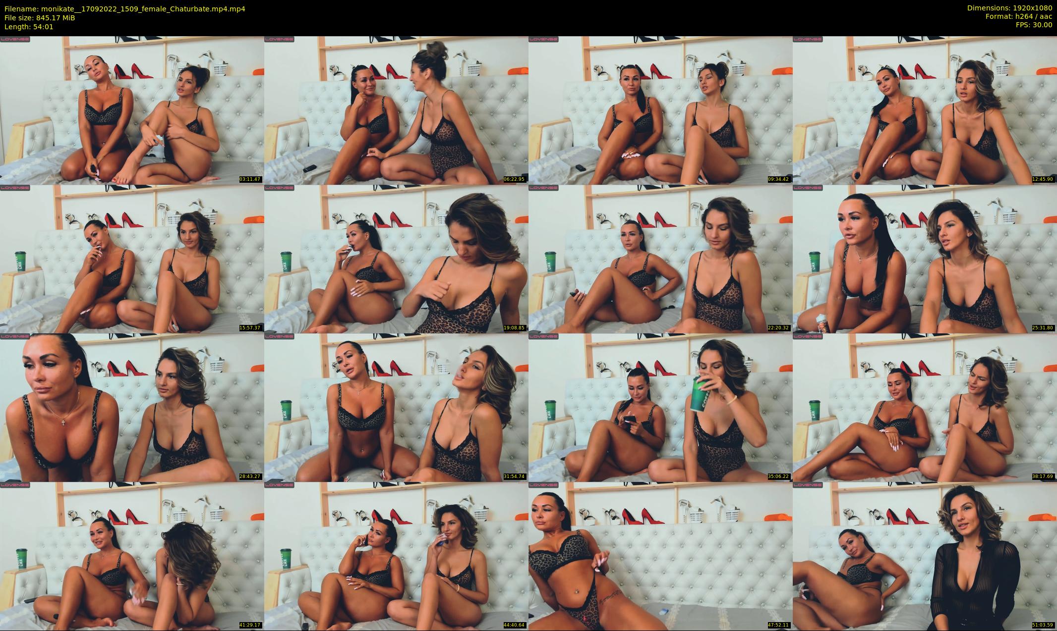 monikate_ — 55 minute Chaturbate couple cam show recording, 1080p, Sep 17, 2022