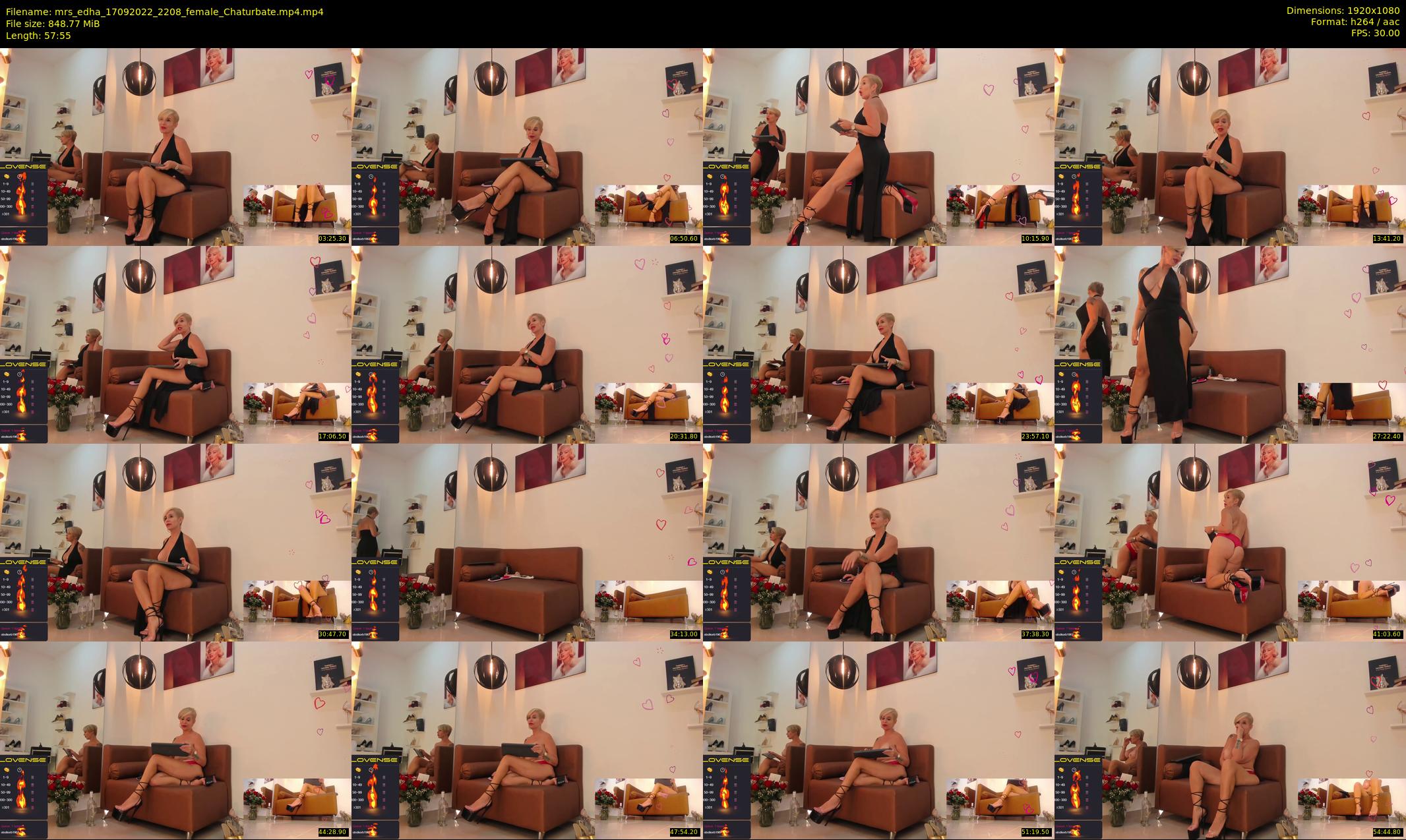 mrs_edha — 58 minute Chaturbate female cam show recording, 1080p, Sep 17, 2022