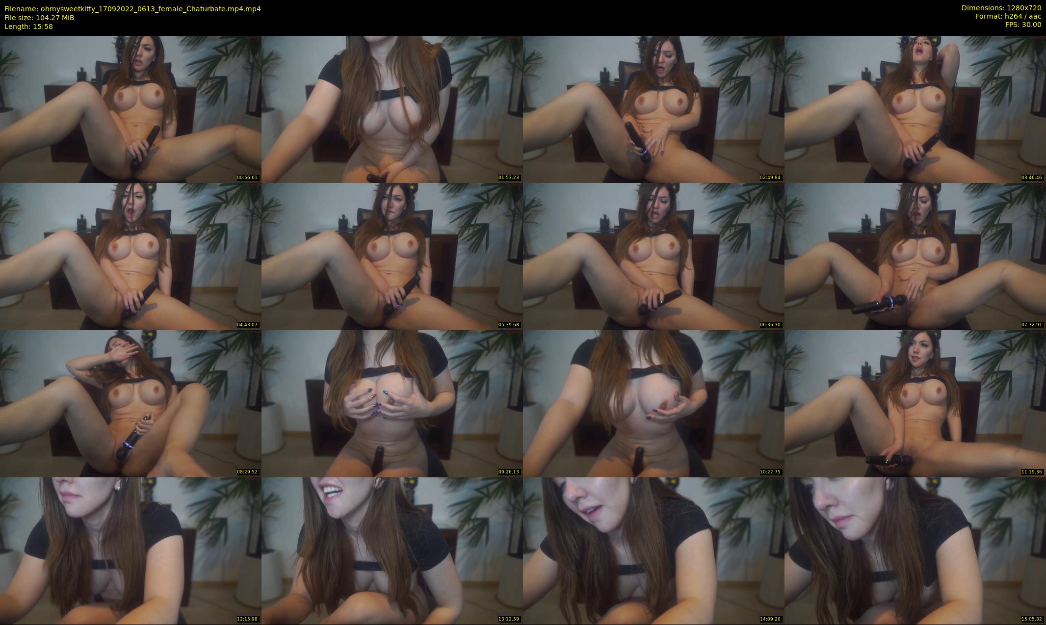 ohmysweetkitty — 16 minute Chaturbate female cam show recording, 720p, Sep 17, 2022
