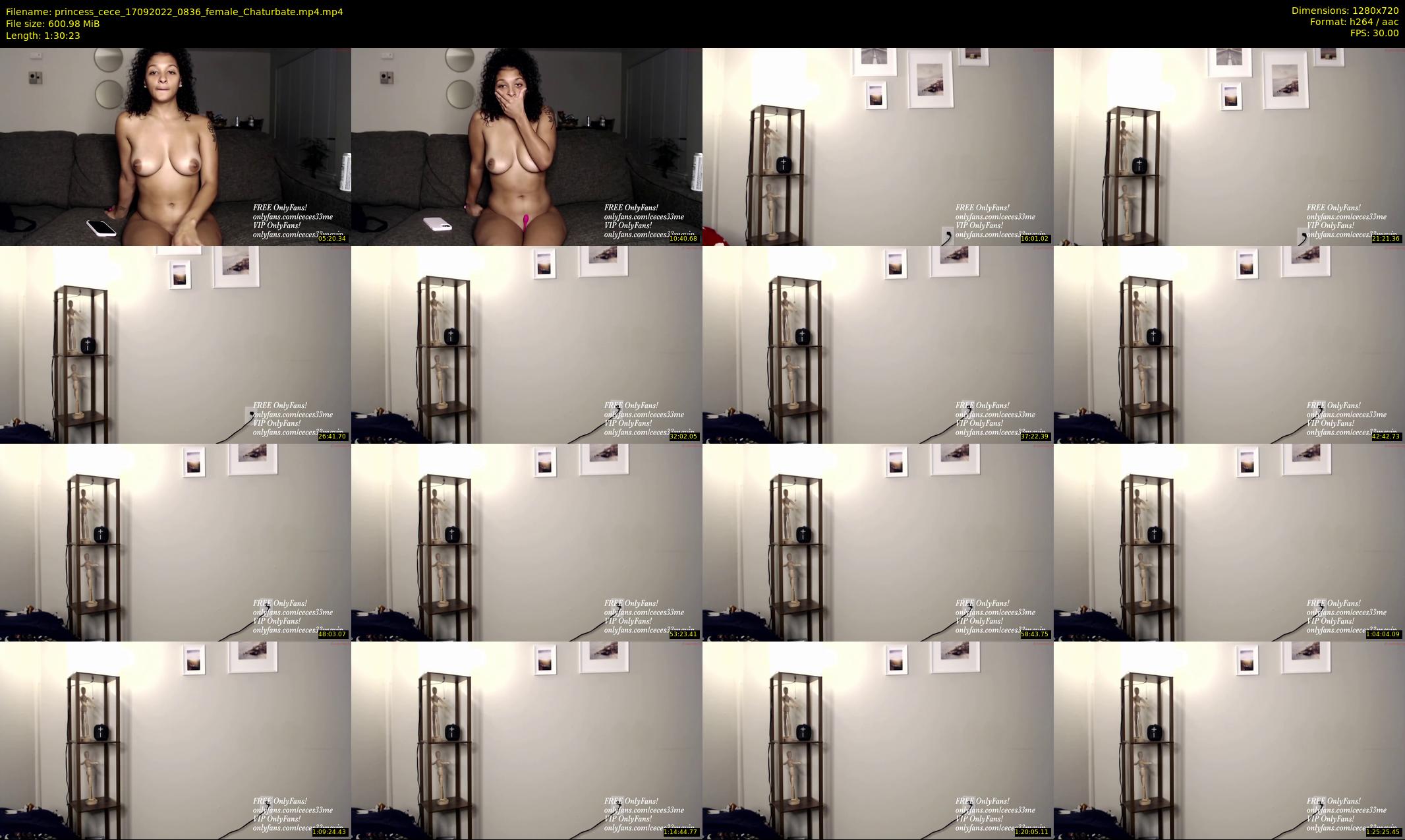 princess_cece — 91 minute Chaturbate female cam show recording, 720p, Sep 17, 2022