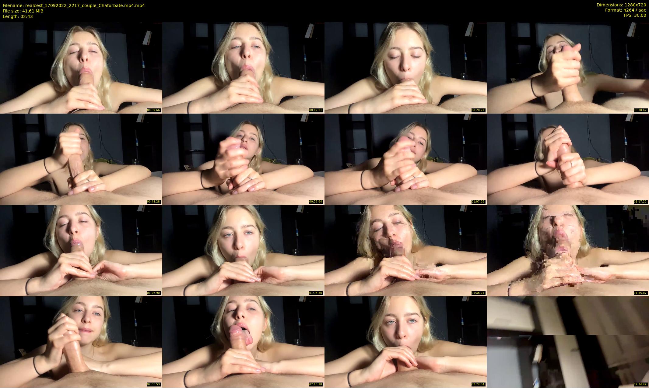 realcest — 3 minute Chaturbate couple cam show recording, 720p, Sep 17, 2022
