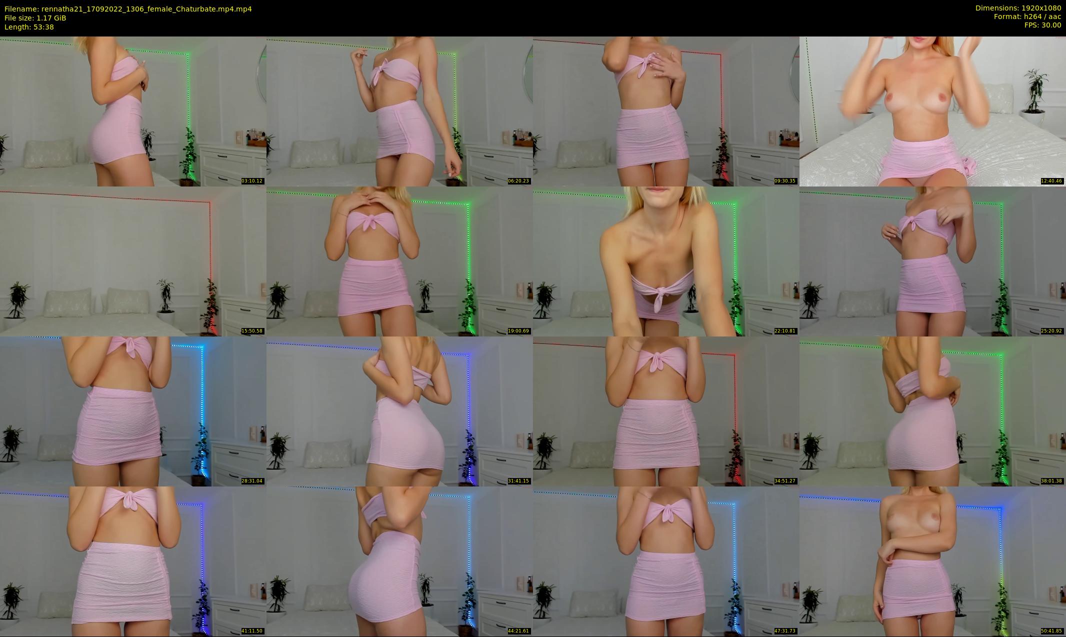 rennatha21 — 54 minute Chaturbate female cam show recording, 1080p, Sep 17, 2022