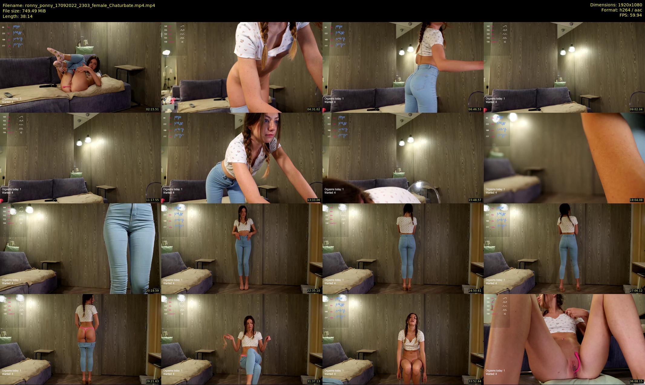 ronny_ponny — 39 minute Chaturbate female cam show recording, 1080p, Sep 17, 2022