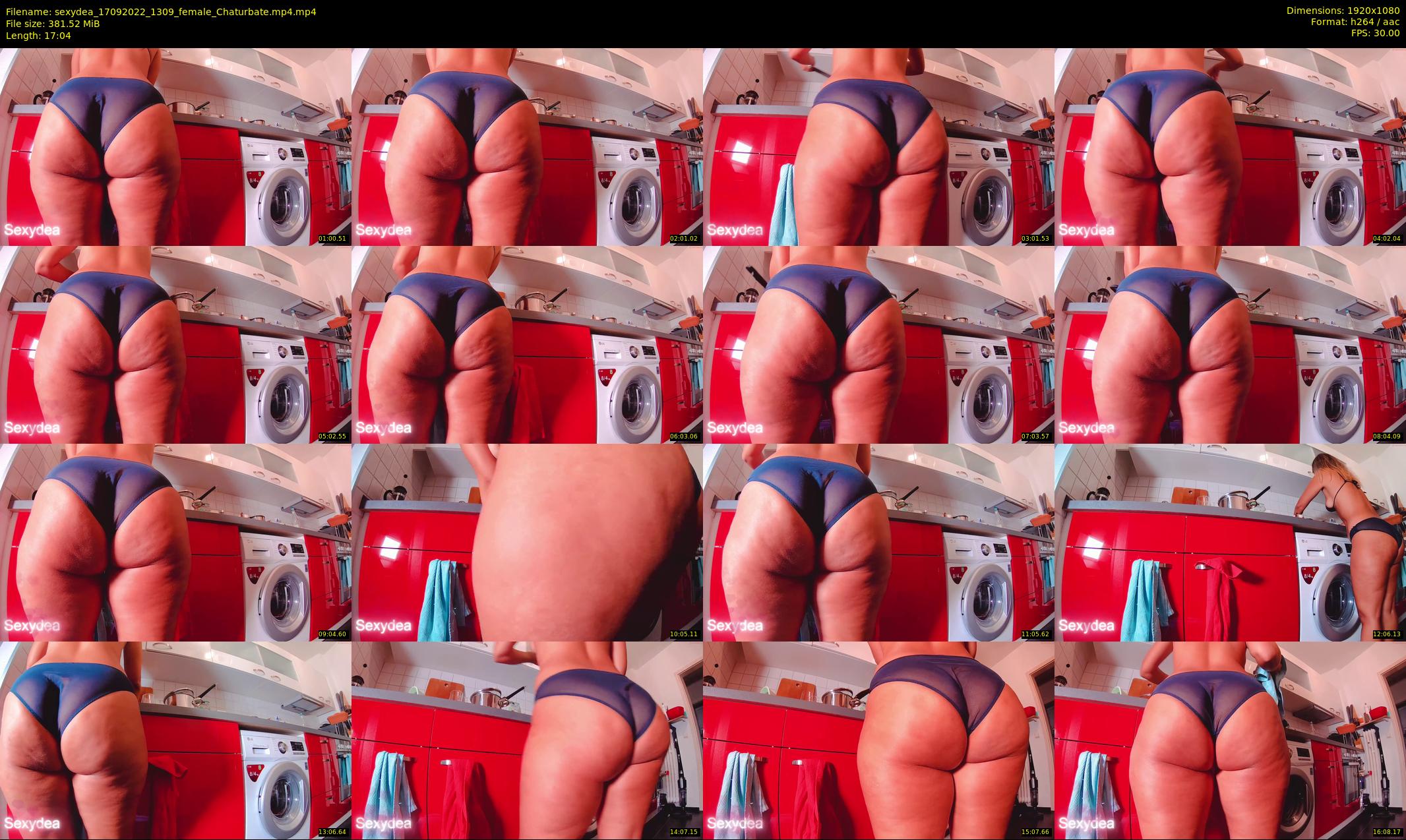 sexydea — 18 minute Chaturbate female cam show recording, 1080p, Sep 17, 2022