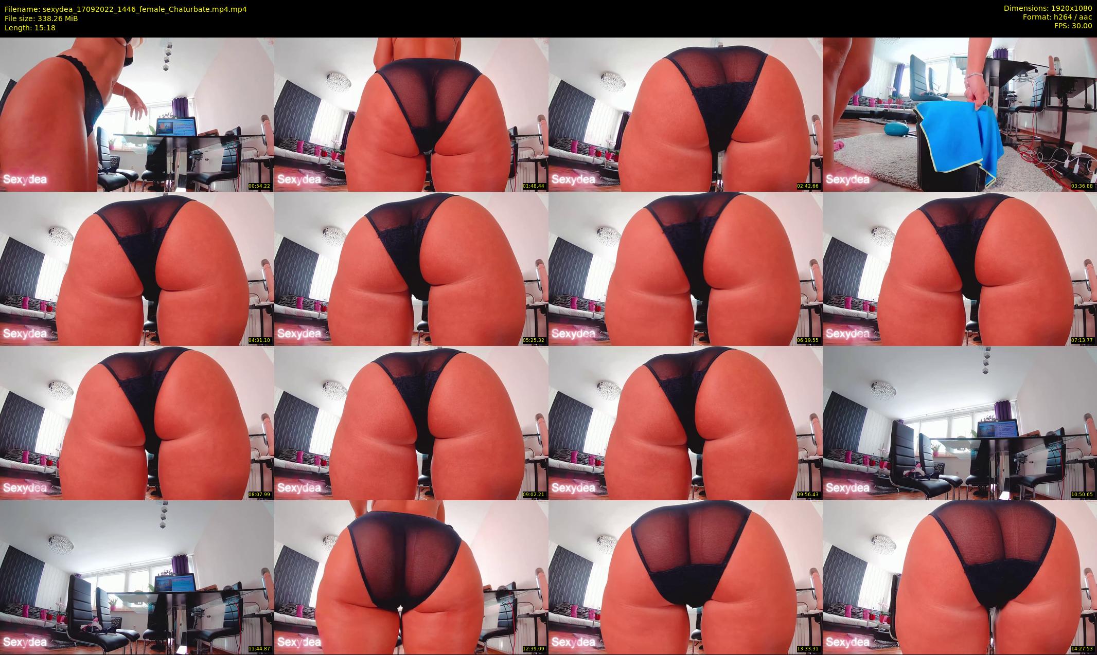 sexydea — 16 minute Chaturbate female cam show recording, 1080p, Sep 17, 2022