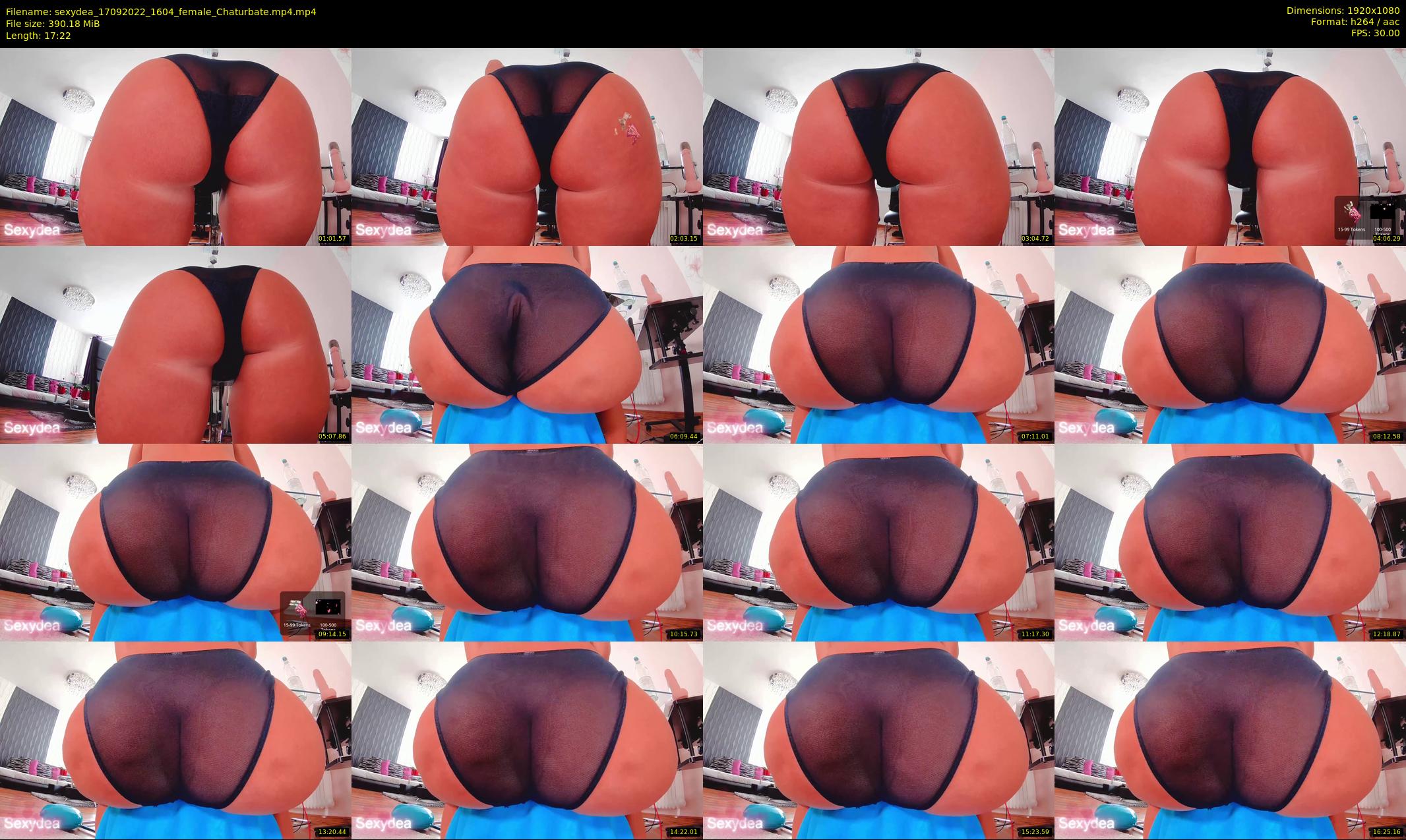 sexydea — 18 minute Chaturbate female cam show recording, 1080p, Sep 17, 2022