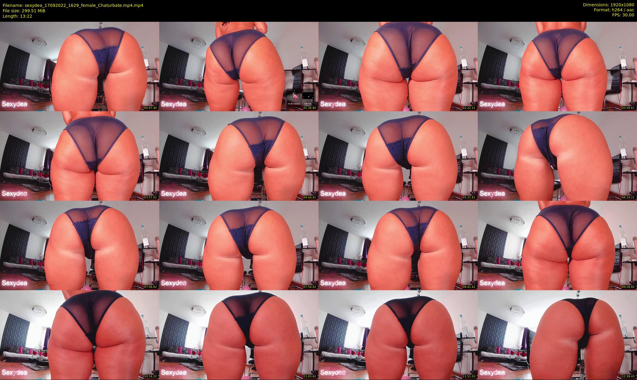 sexydea — 14 minute Chaturbate female cam show recording, 1080p, Sep 17, 2022