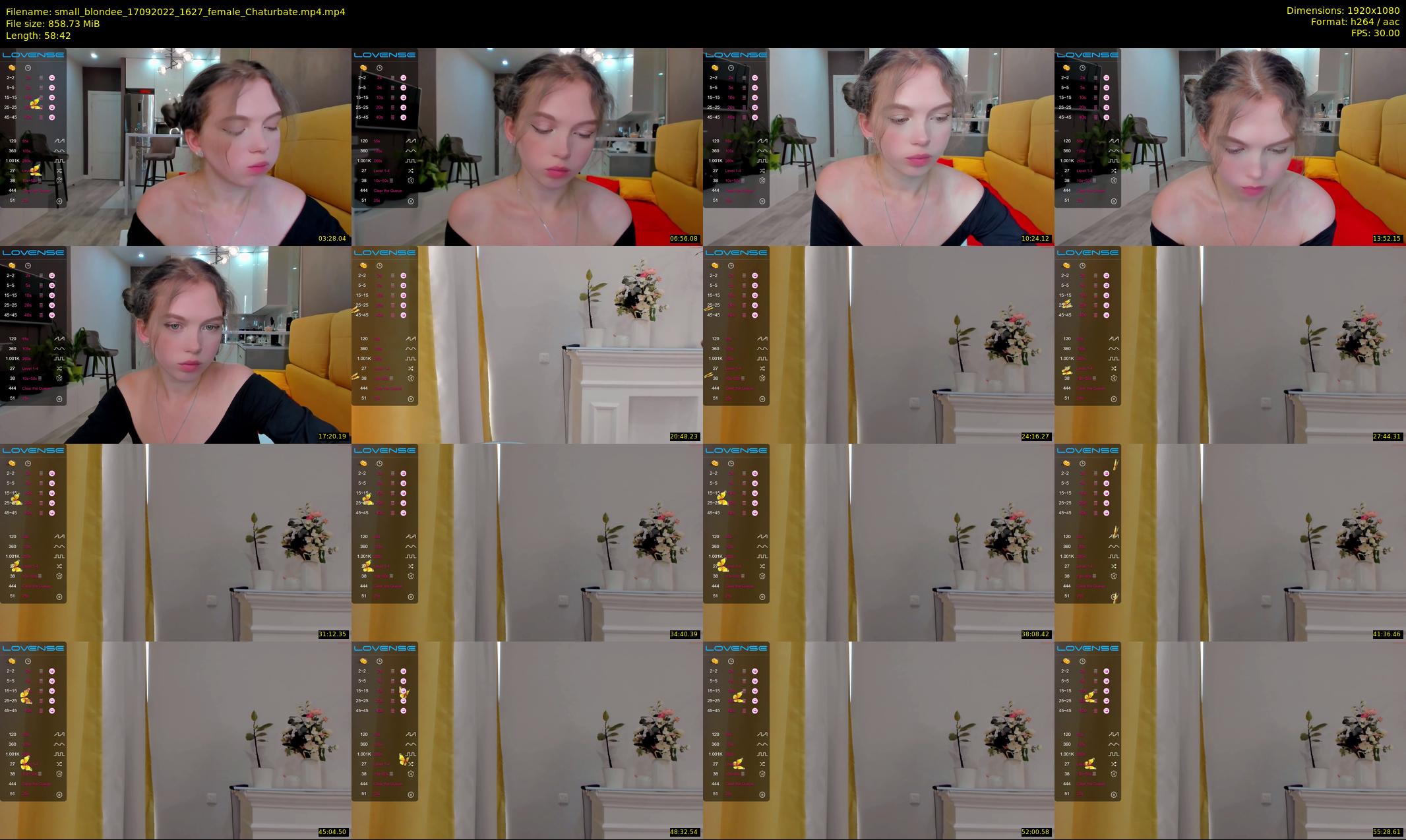 small_blondee — 59 minute Chaturbate female cam show recording, 1080p, Sep 17, 2022